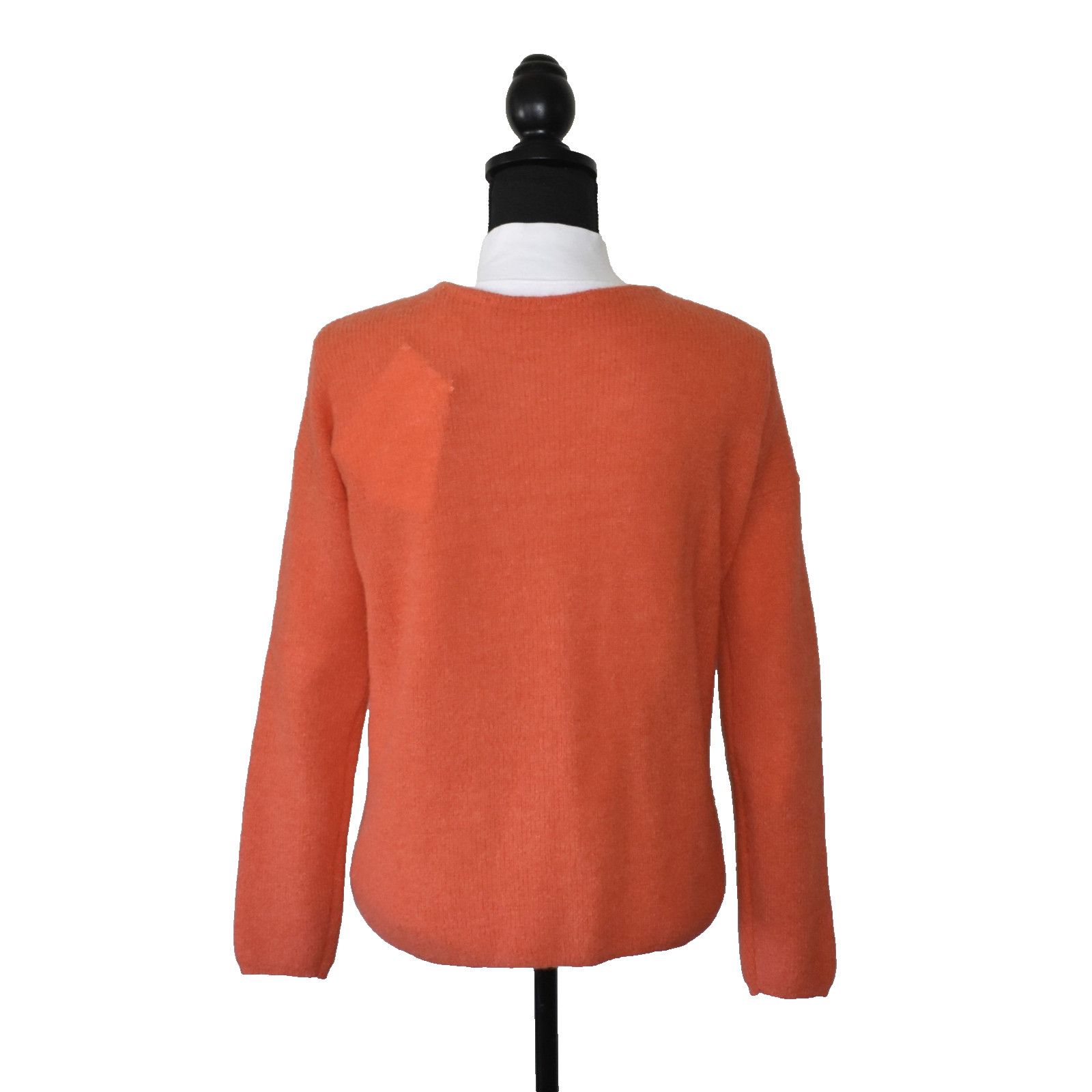 Sezane NWT LA MAILLE SEZANE Gilet Barry Mohair Alpaca Sweater Sz L Size L / US 10 / IT 46 - 4 Thumbnail