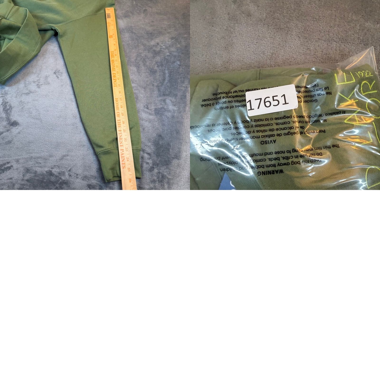 Vintage GEAR FOR SPORTS Big Cotton Sweatshirt Green Mens Large NEW Size US L / EU 52-54 / 3 - 8 Thumbnail