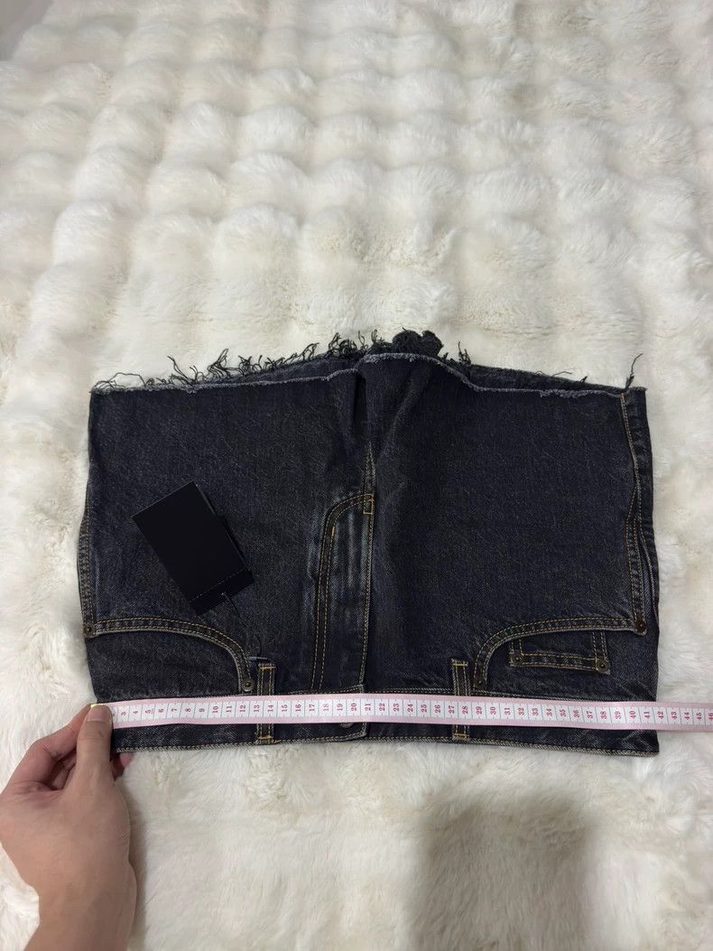 Saint Laurent Paris Saint Laurent Paris Destroy Fringed Denim Shorts Size US 30 / EU 46 - 6 Thumbnail