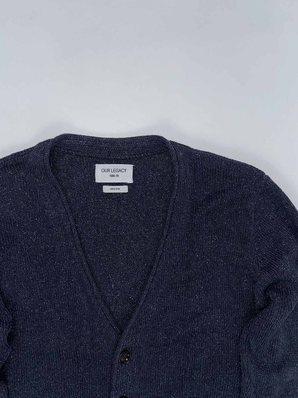 🚨 Out Legacy 1980-81 100% silk knitted cardigan sweater