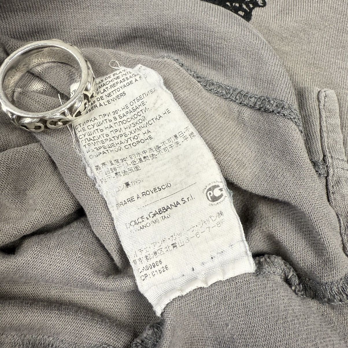 Dolce & Gabbana Dolce & Gabbana 2000s Monarchy King Grey T-Shirt Size US M / EU 48-50 / 2 - 8 Thumbnail