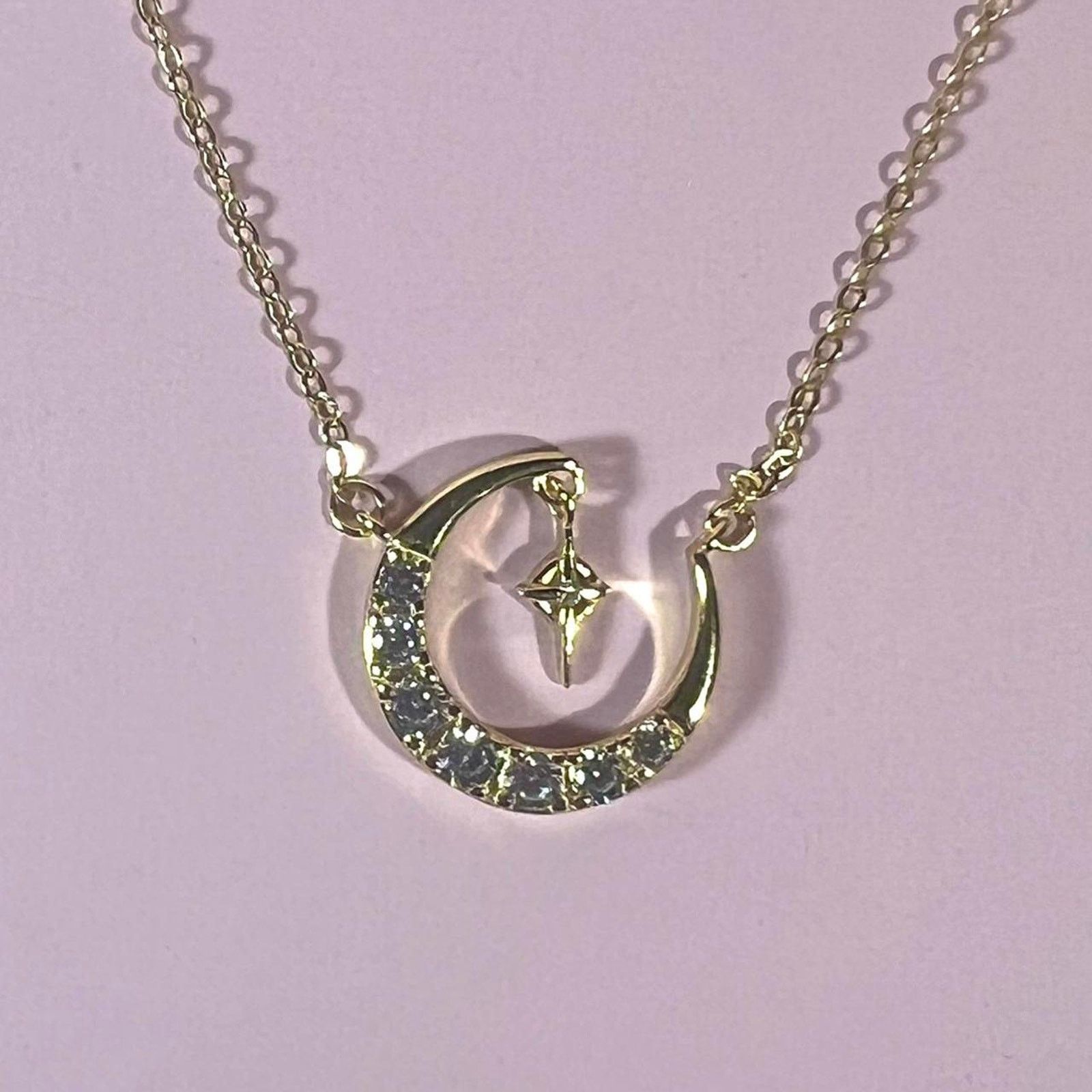 Jewelry Hespera gold star and moon necklace Size ONE SIZE - 3 Thumbnail