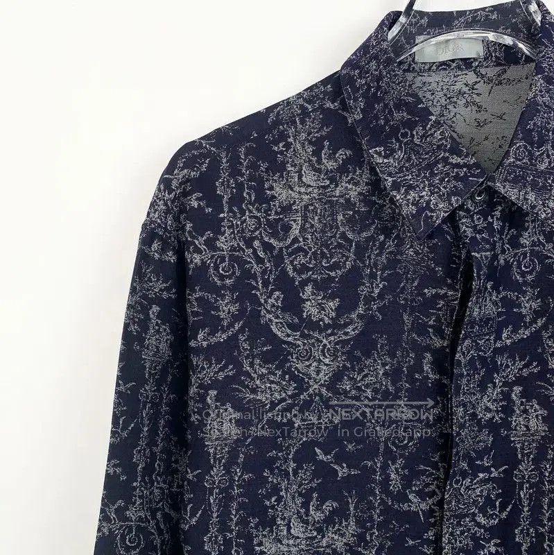Other Dior Blue Cotton Long Sleeve Shirt . Size US M / EU 48-50 / 2 - 3 Thumbnail