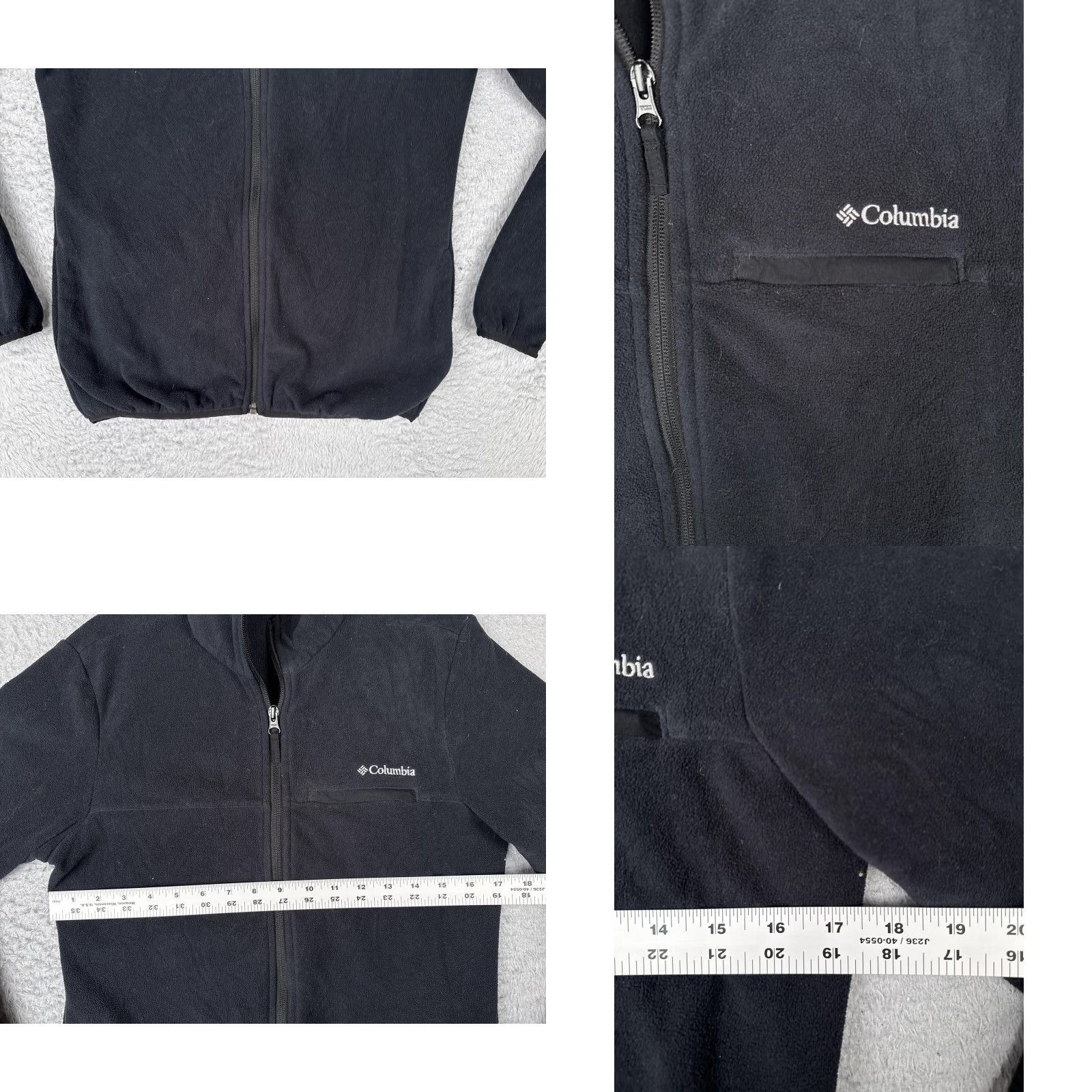 Vintage Columbia Fleece Jacket Womens Small Black Full Zip Lightweight Outdoor Hike Walk jacket Size S / US 4 / IT 40 - 8 Thumbnail
