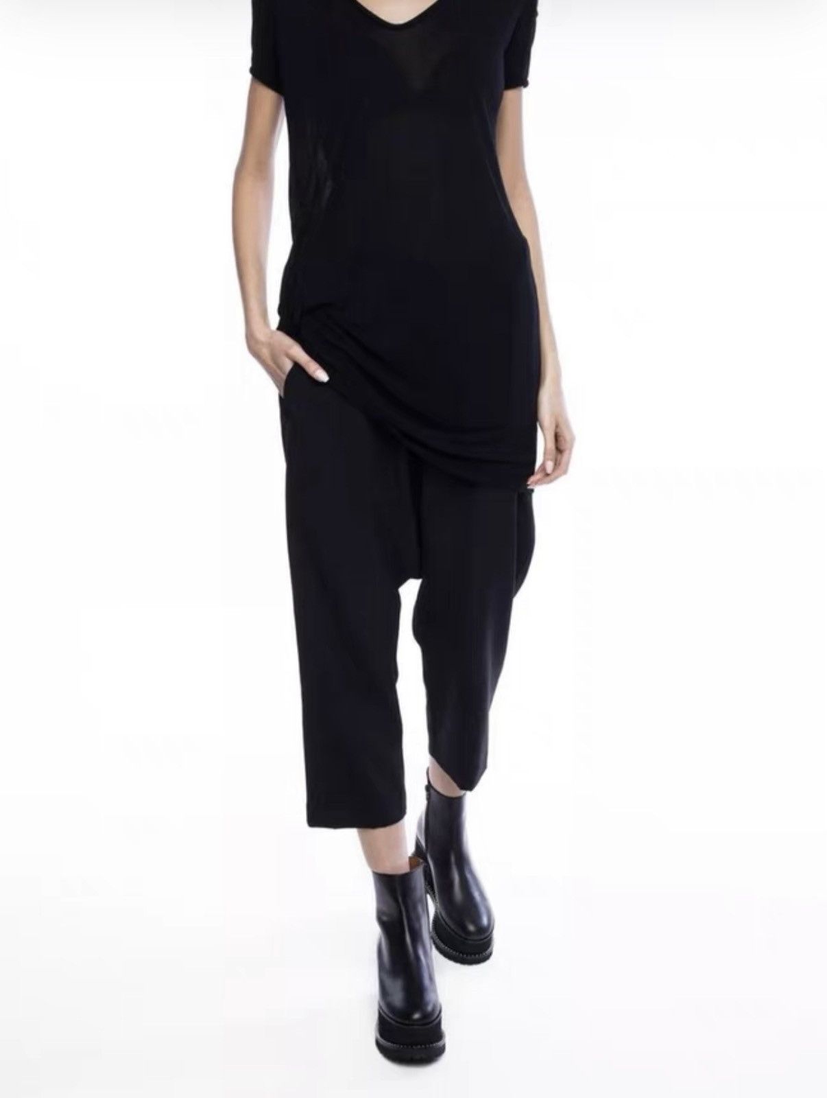 Rick Owens Rick Owens 17SS Walrus Drawstring Harem Cropped Pants Size US 30 / EU 46 - 5 Thumbnail