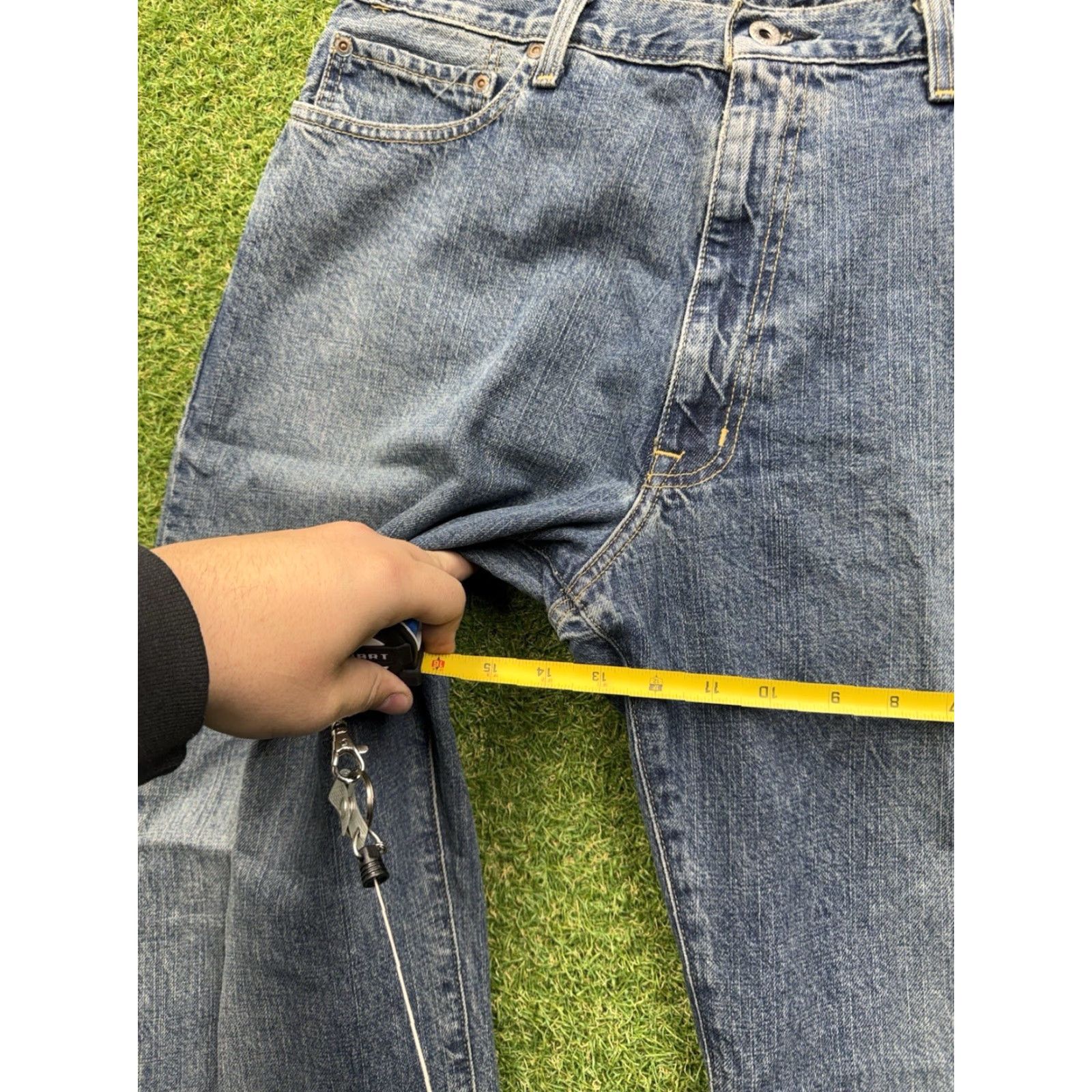 Polo Ralph Lauren Polo Ralph Lauren Jeans Mens 36x30 Slim Straight Denim Blue 5-Pocket RL Logo Patch Slim Fit VINTAGE? No Size US M / EU 48-50 / 2 - 4 Thumbnail
