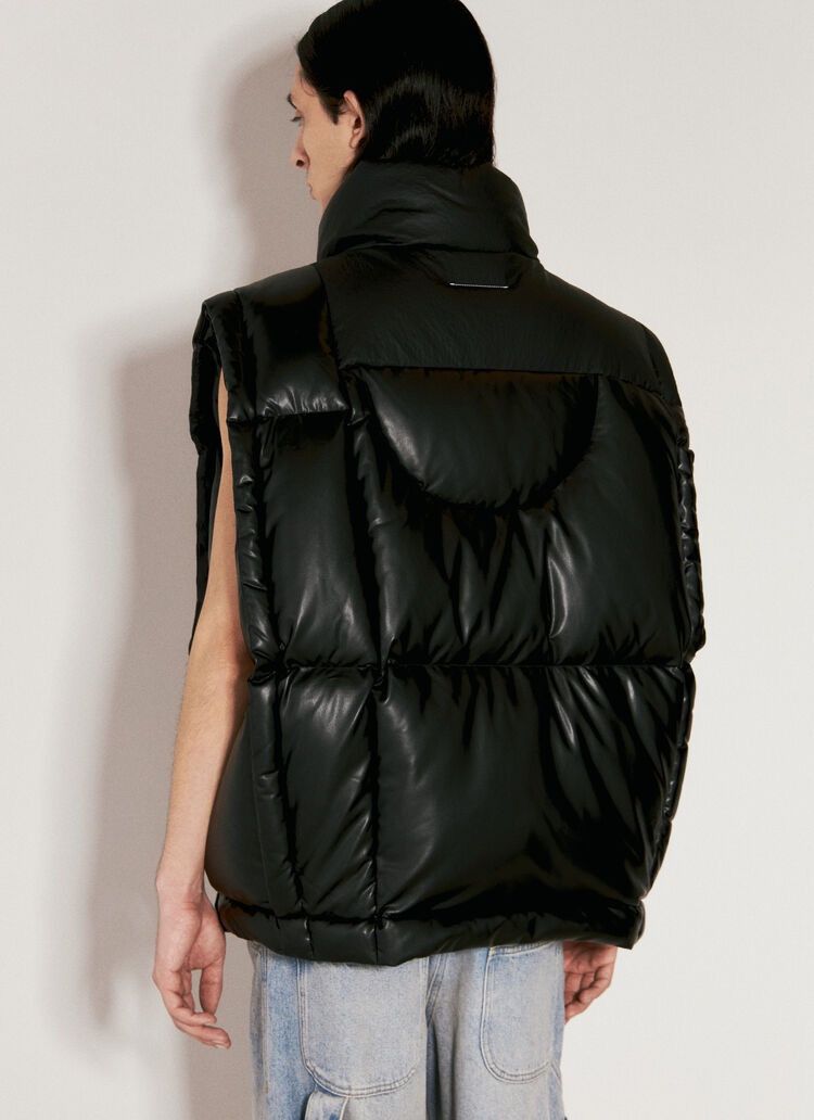 Maison Margiela !DS! AW23 Maison Margiela Chenpeng Black Puffer Gilet Vest Size US M / EU 48-50 / 2 - 7 Thumbnail