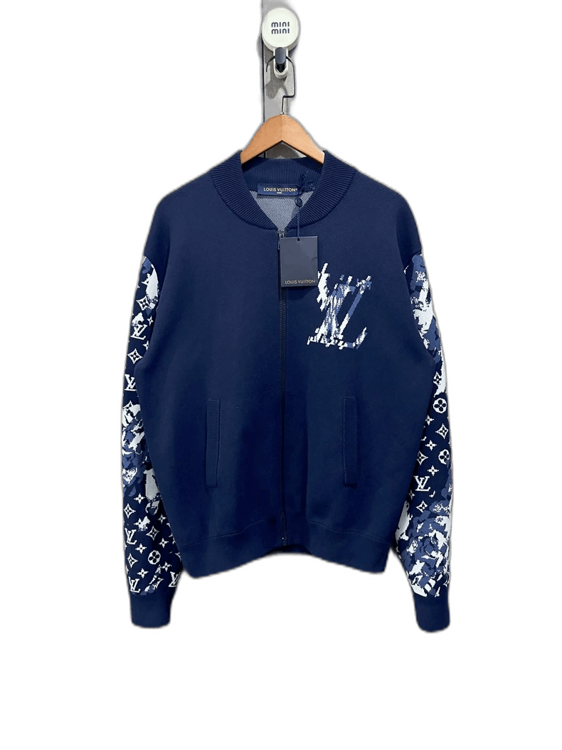 Louis Vuitton Louis Vuitton Louis Vuitton Knit Jacket with Louis Logo-25 Size US M / EU 48-50 / 2 - 1 Thumbnail