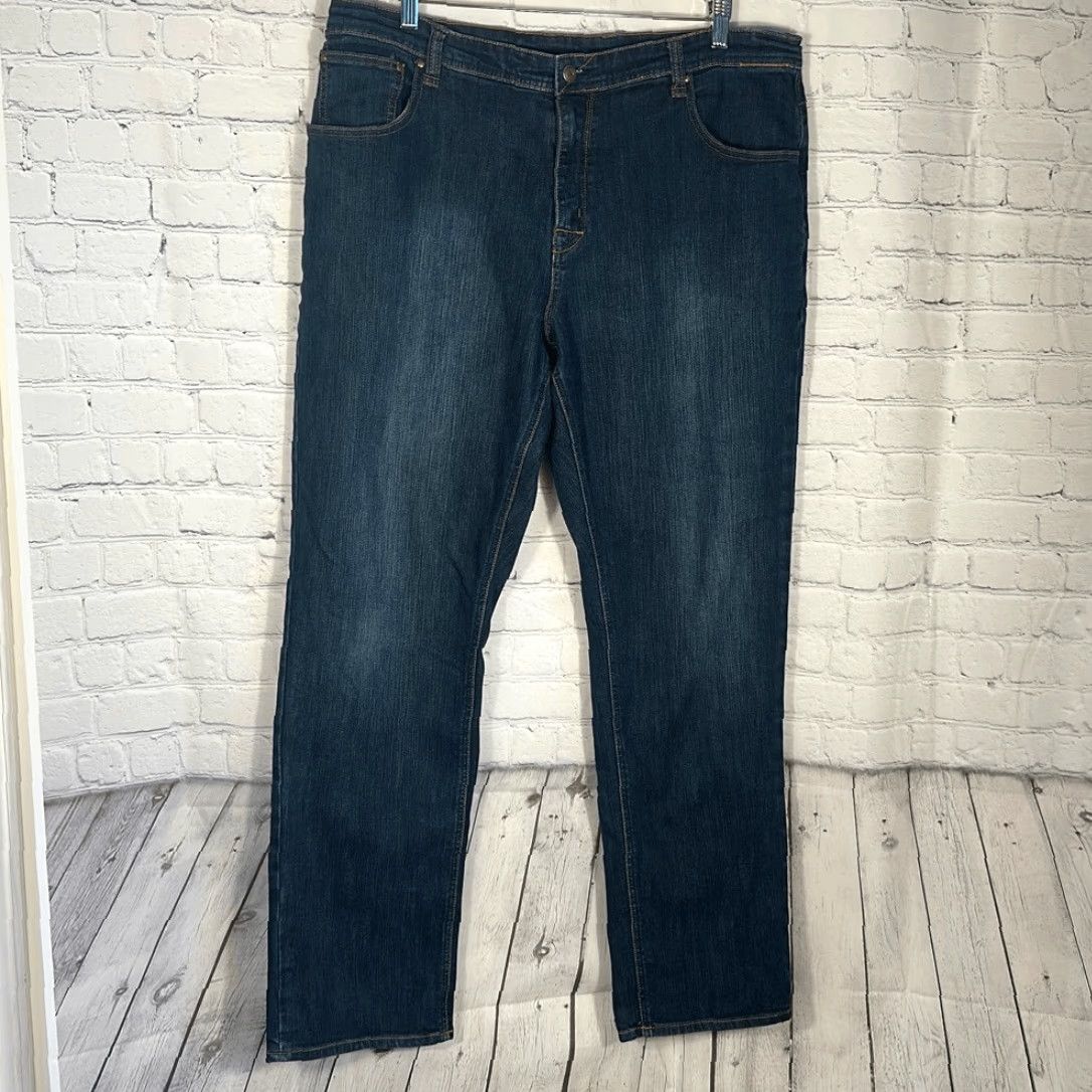 Marmot VINTAGE Marmot Jeans Men’s 40 Straight Stretch Preppy Blue Denim Y63970 Size US 40 / EU 56 - 2 Thumbnail