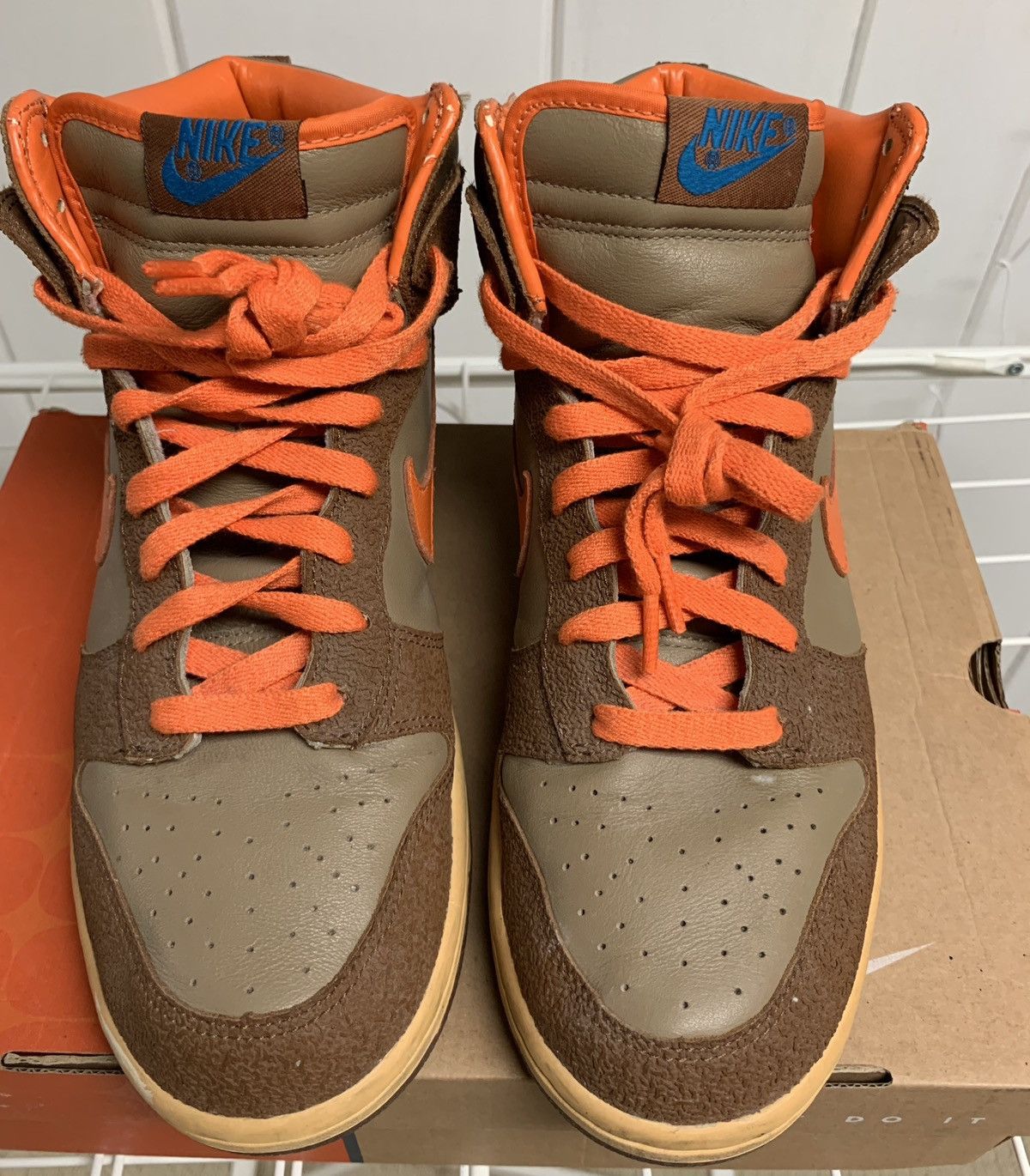 Nike Nike Dunk High Premium Fantastic Four The Thing 2006 Rare Size US 9.5 / EU 42-43 - 4 Thumbnail