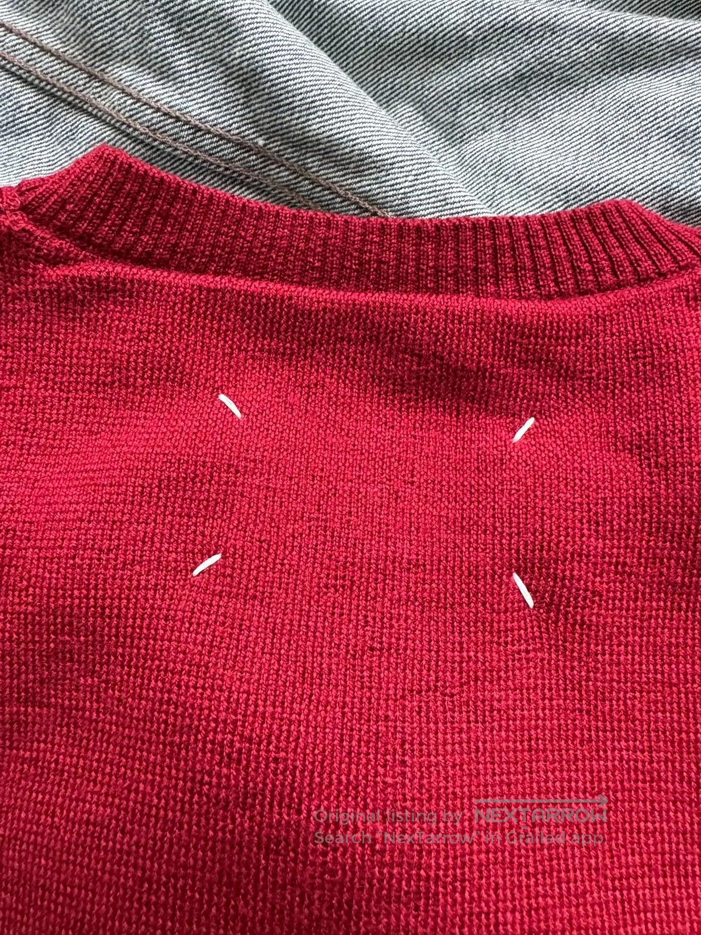 Maison Margiela Maison Margiela Knit Top with Unique Design. Size US XS / EU 42 / 0 - 6 Thumbnail