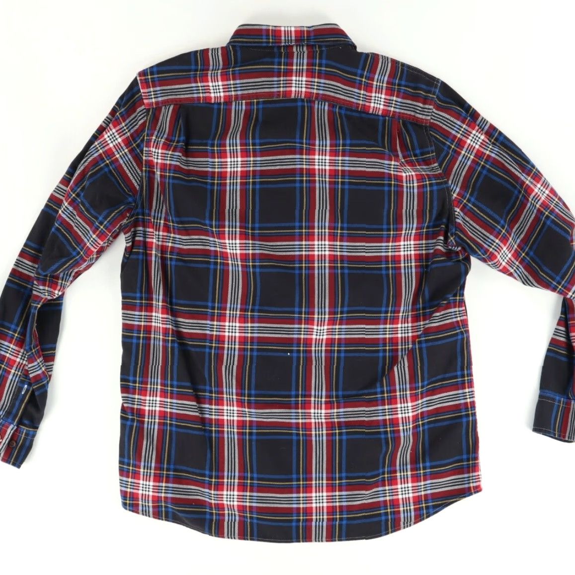 Vintage Goodthreads Shirt Plaid Navy Blue Slim XL Mens Cotton Flannel Size US XL / EU 56 / 4 - 4 Thumbnail