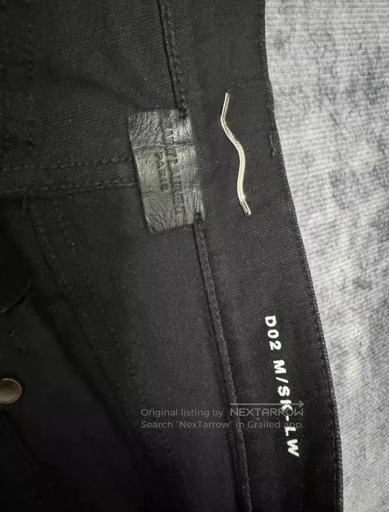 Saint Laurent Paris Saint Laurent Black Distressed Denim Jeans. Size US 29 - 4 Thumbnail