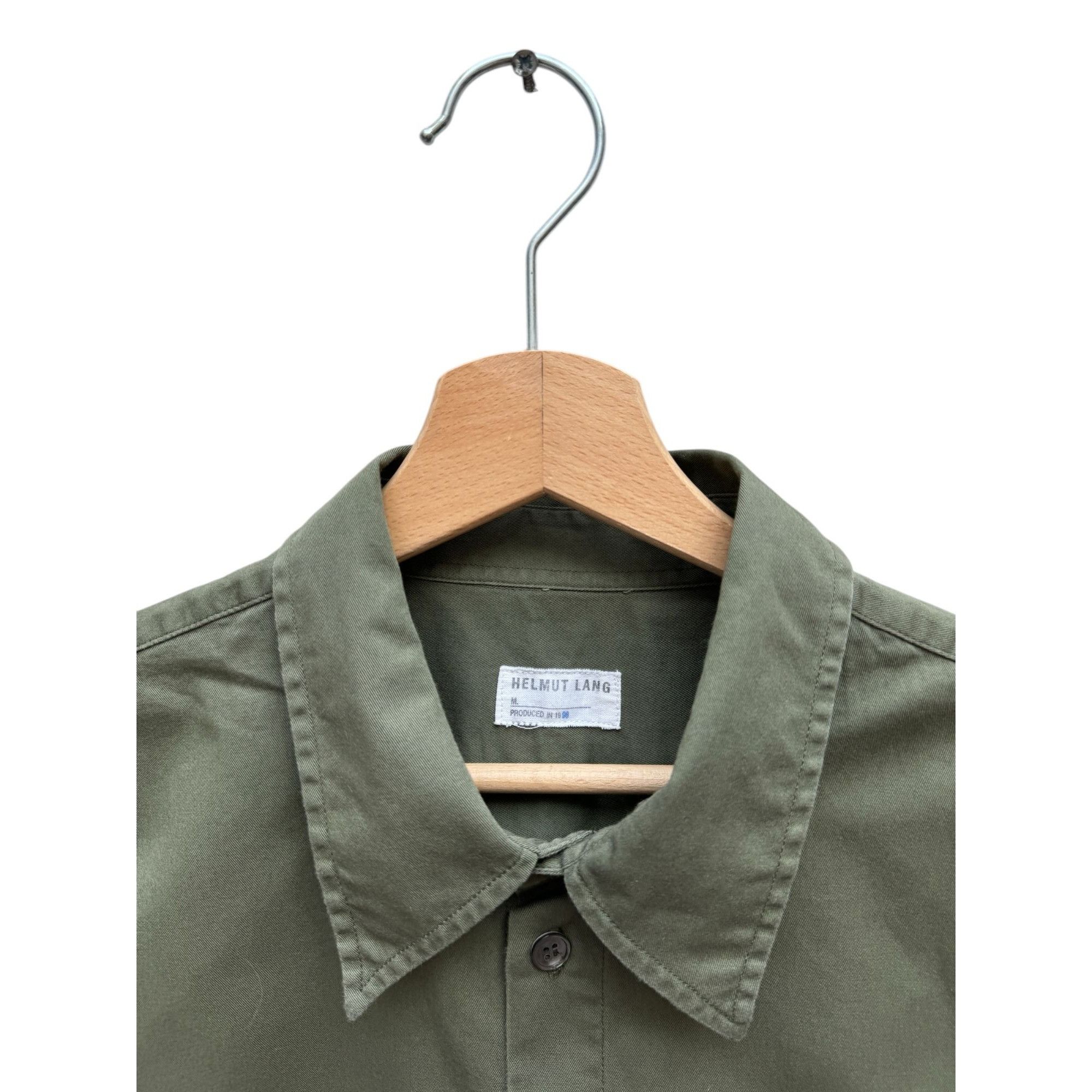 Helmut Lang 1998 Collection Archive Military Shirt Size US M / EU 48-50 / 2 - 5 Thumbnail