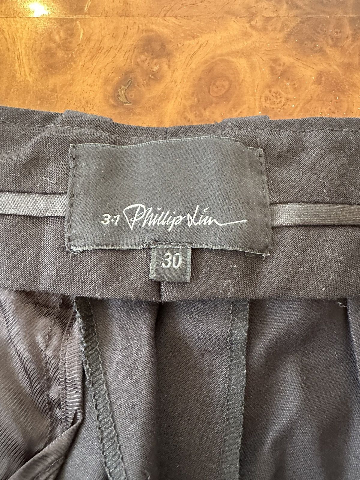 3.1 Phillip Lim Black Pleated Cotton shorts Size US 30 / EU 46 - 4 Thumbnail