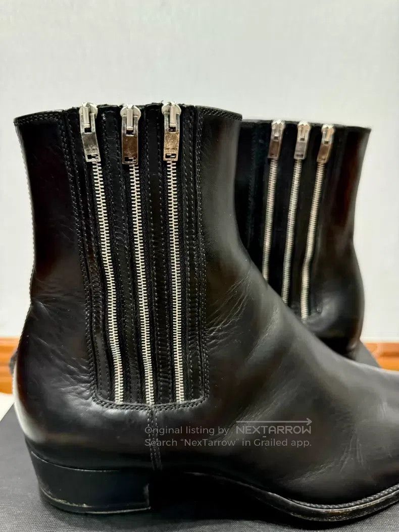 Saint Laurent Paris Saint Laurent Paris Triple Zip Chelsea Boots i Size US 8.5 / EU 41-42 - 4 Thumbnail