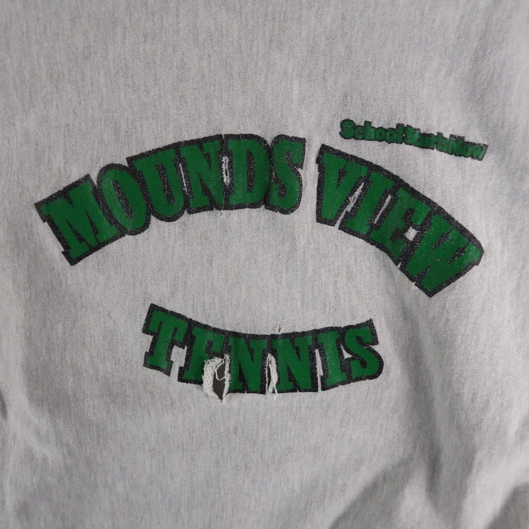 Champion VINTAGE Champion Sweatshirt Crewneck XL Gray Logo 90s USA Distress Men Size US XL / EU 56 / 4 - 5 Thumbnail