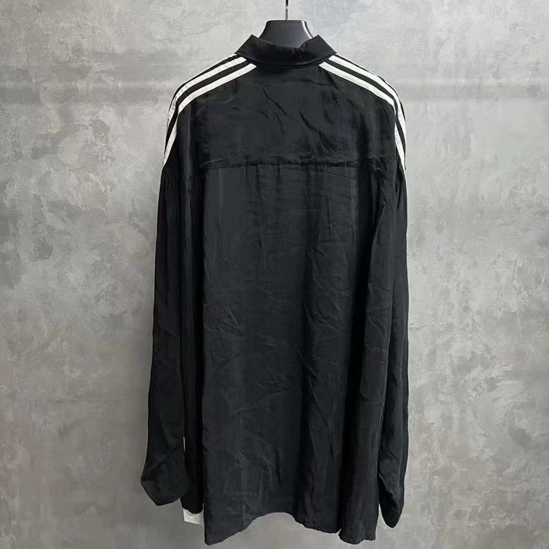 Balenciaga Black Long Sleeve Adidas Balenciaga Shirt-2506 Size US M / EU 48-50 / 2 - 5 Thumbnail