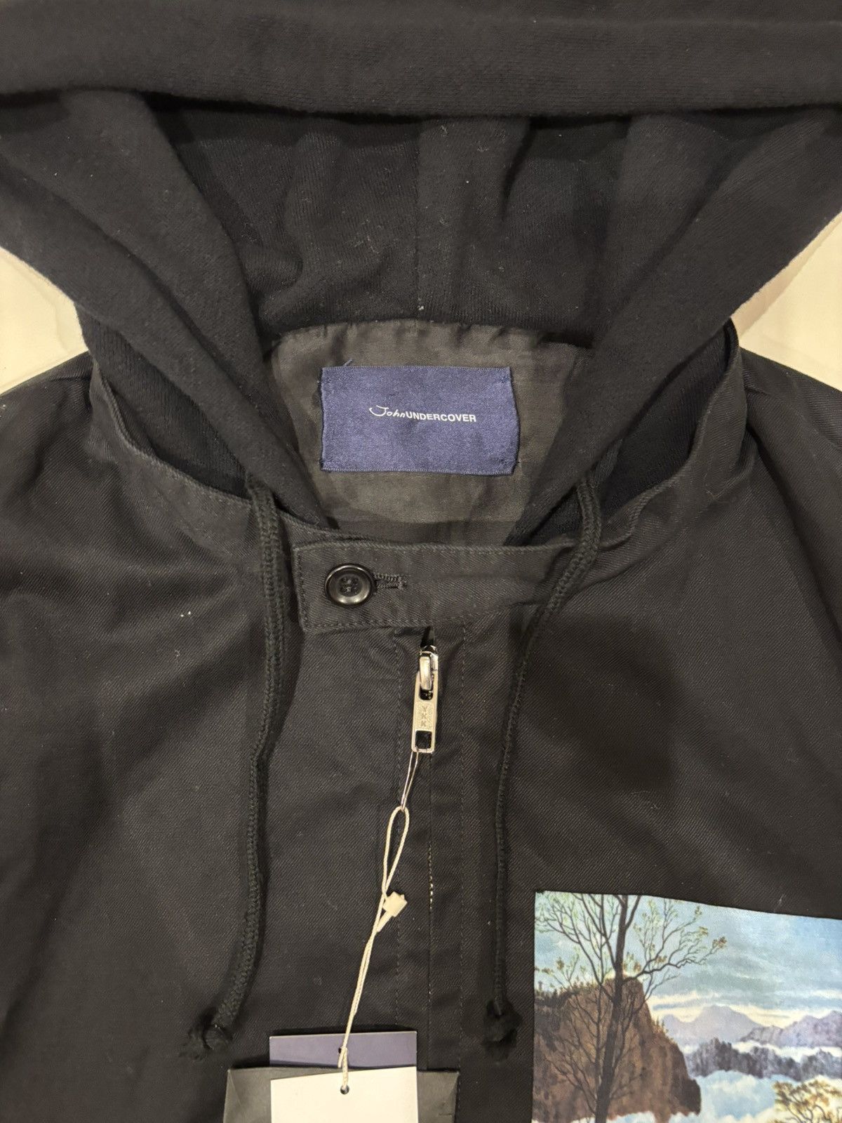 John Undercover Joy Division John Undercover AW18 Chest Graphic Zip Hoodie Size US M / EU 48-50 / 2 - 3 Thumbnail