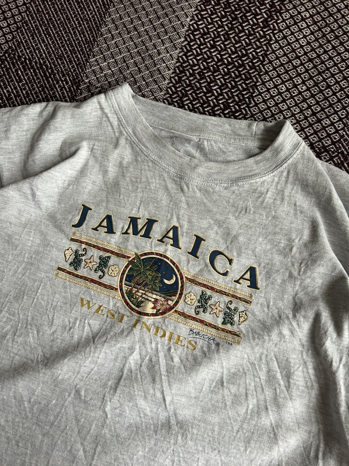 Vintage Vintage Jamaica West Indies T-shirt 90s Streetwear Style Size US M / EU 48-50 / 2 - 3 Thumbnail