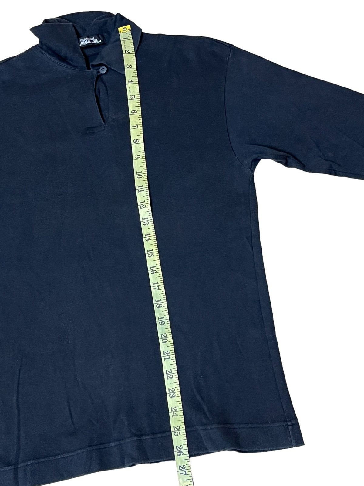 Issey Miyake ICONIC🔥VINTAGE ISSEY MIYAKE PERMANENTE LONGSLEEVE POLO SHIRT Size US S / EU 44-46 / 1 - 7 Thumbnail