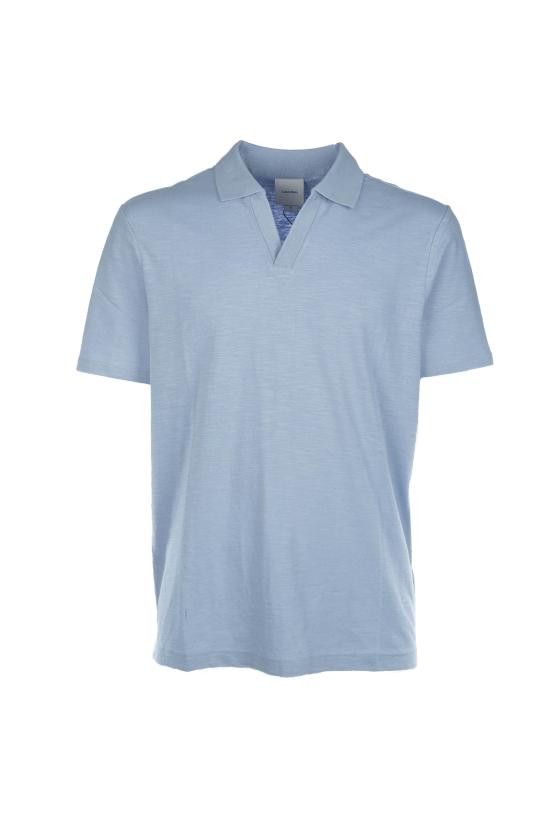 Calvin Klein CALVIN KLEIN Men Polo Shirts K10K114136 DWE BLUE Size US XL / EU 56 / 4 - 1 Thumbnail
