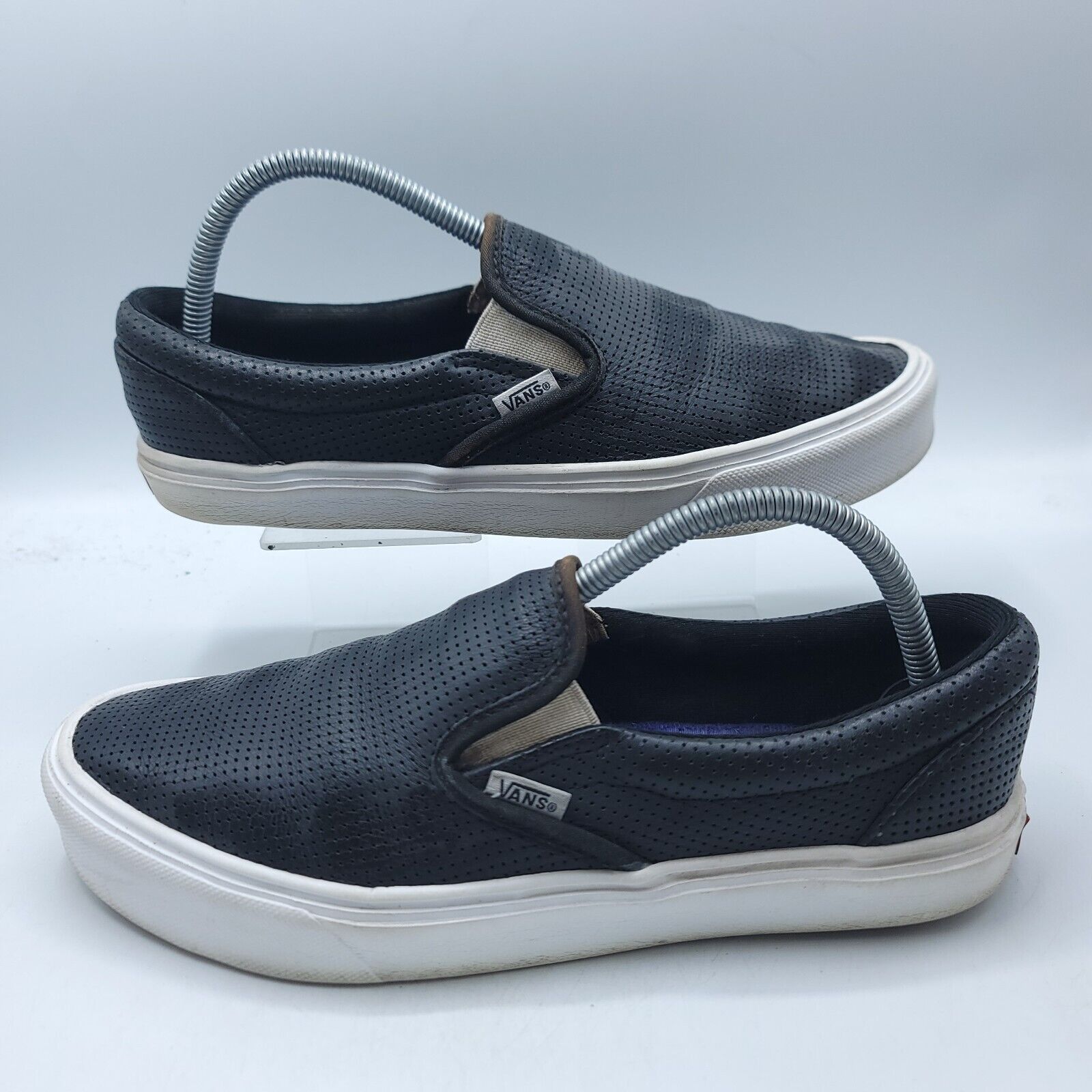 Vans Vans Off The Wall Sneaker Shoe Men Size 8.5 TCH0 Black White Size US 8.5 / EU 41-42 - 5 Thumbnail