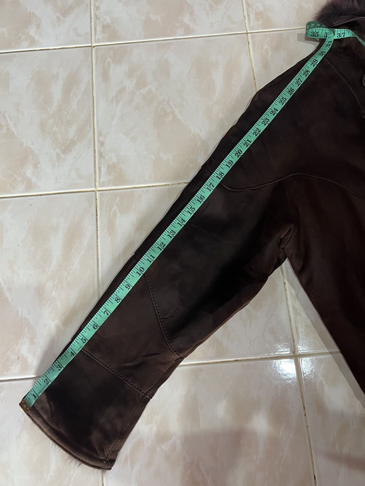 Other 🔥 Lamb leather Real fur lined coat Size M / US 6-8 / IT 42-44 - 7 Thumbnail