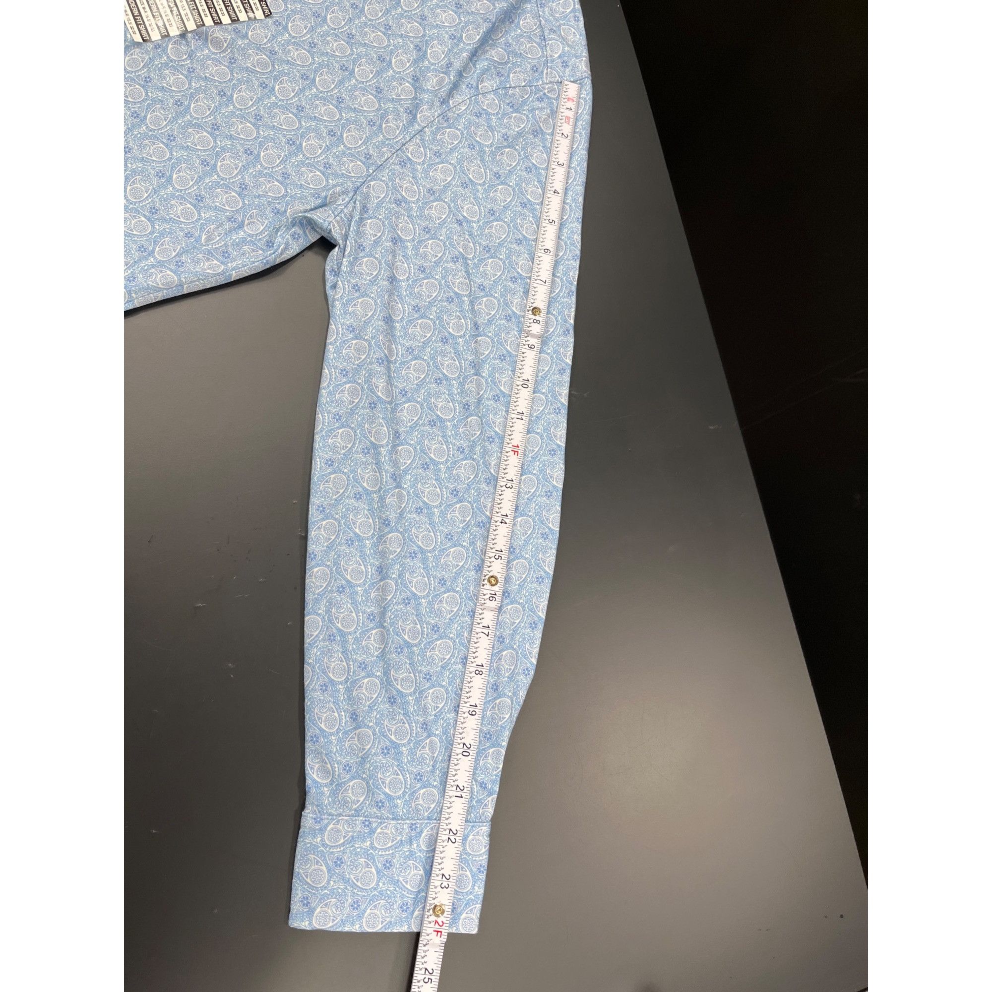 Designer Nick Graham SKU 7844 Mens Light blue Stretch Modern Fit Long Size US M / EU 48-50 / 2 - 7 Thumbnail