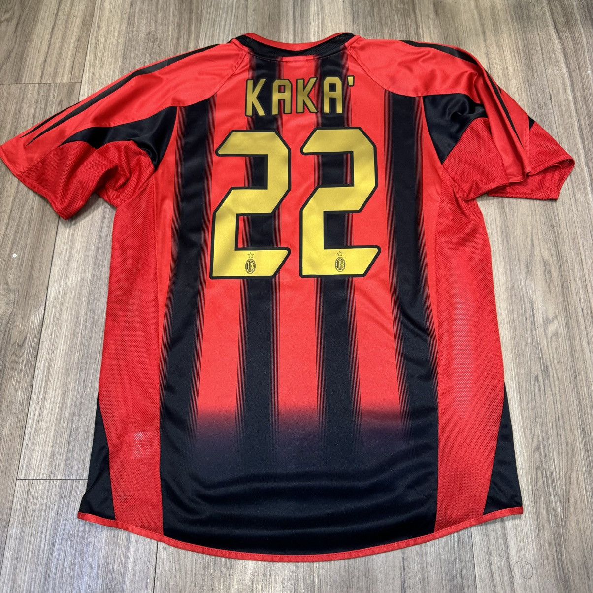 Adidas AC Milan 04/05 home shirt #22 Kaka Size US M / EU 48-50 / 2 - 2 Thumbnail