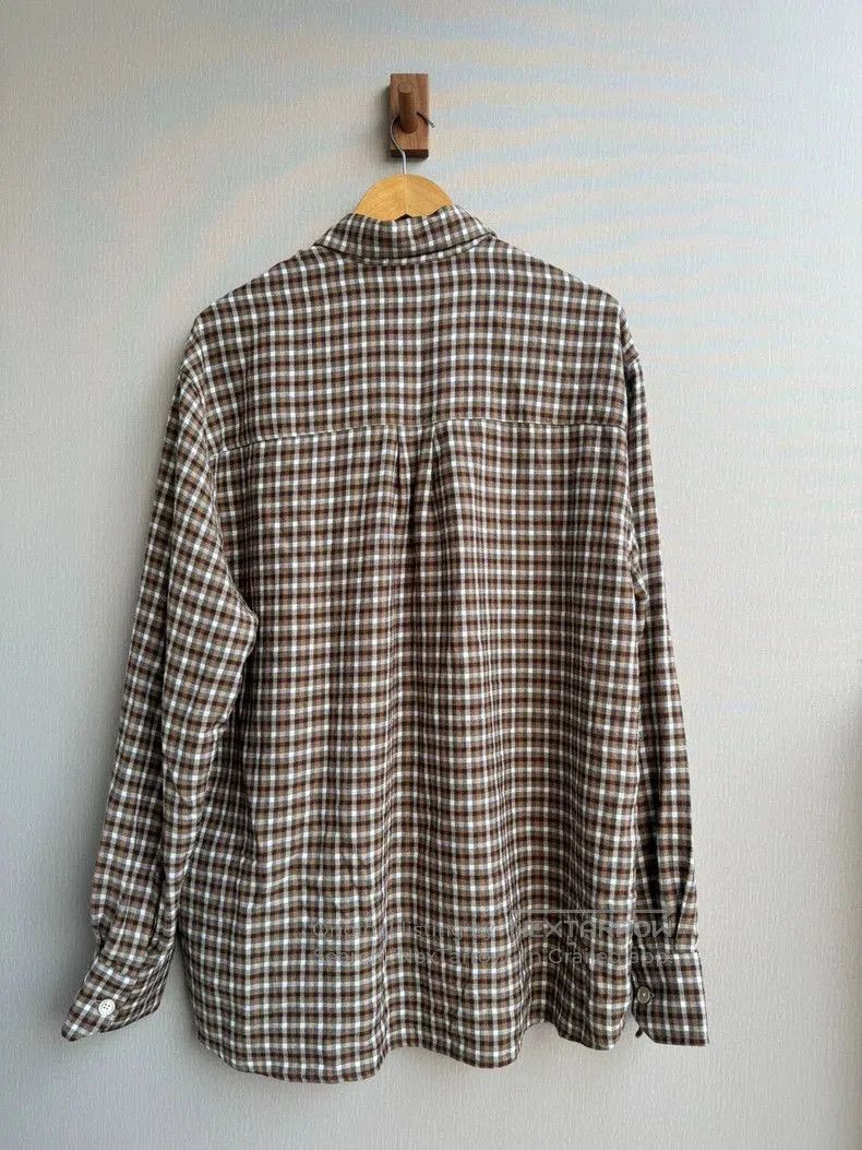 Our Legacy Our Legacy Brown Plaid Long Sleeve Shirt. Size US L / EU 52-54 / 3 - 4 Thumbnail