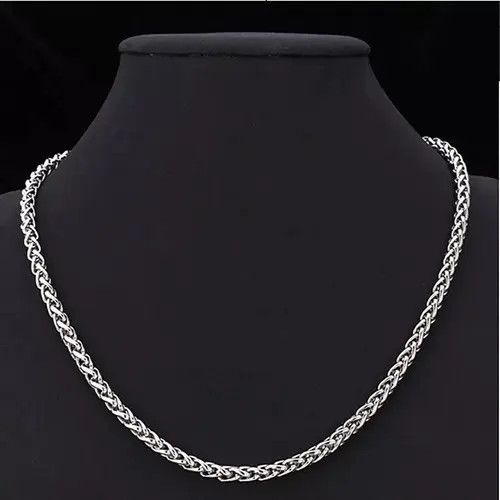 Jewelry 3MM Width TWIST CHAIN NECKLACE Size ONE SIZE - 1 Thumbnail