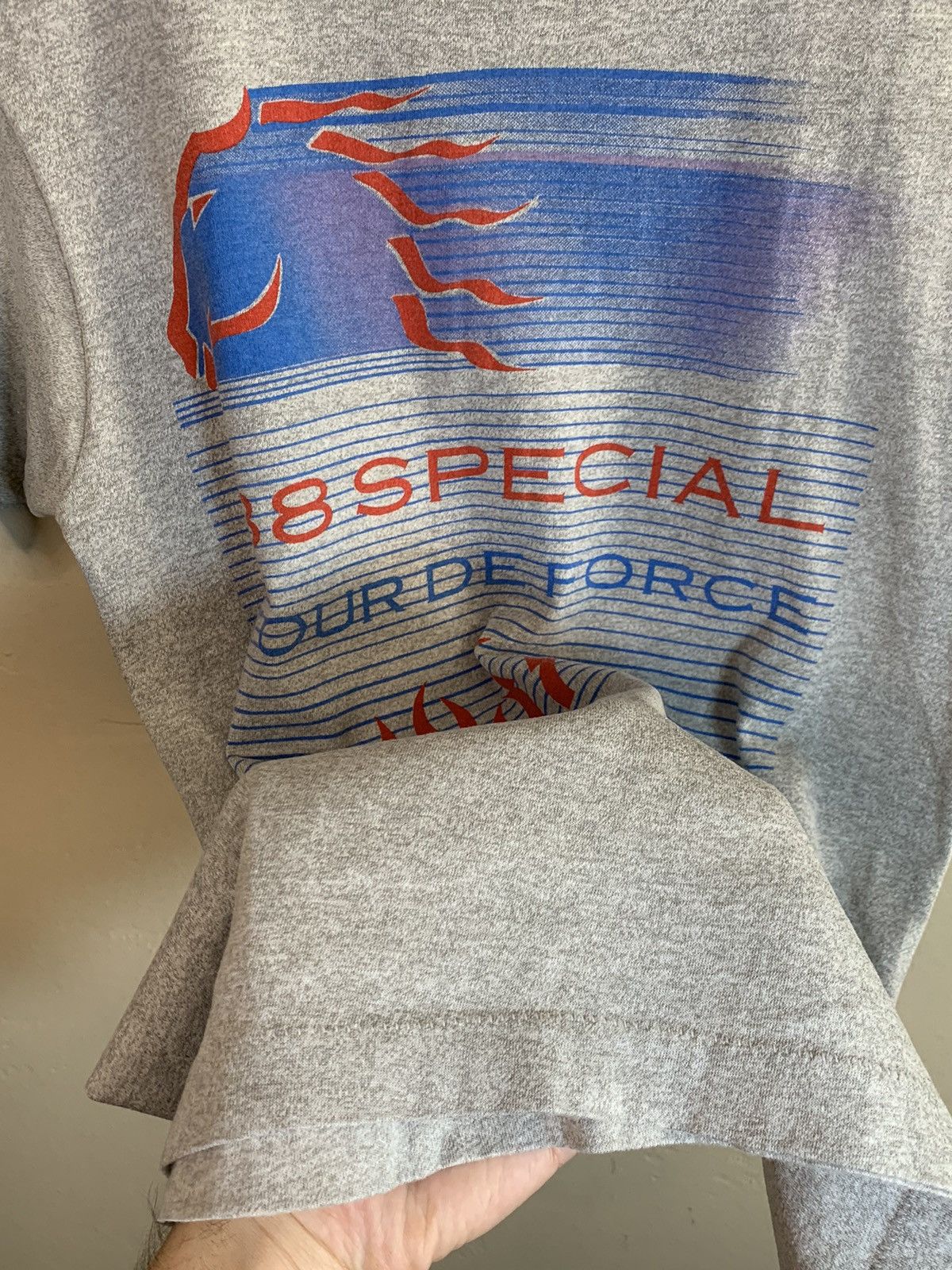 Band Tees × Vintage *RARE* Vintage 1983 .38 Special Tour De Force Band T-Shirt Size US M / EU 48-50 / 2 - 5 Thumbnail