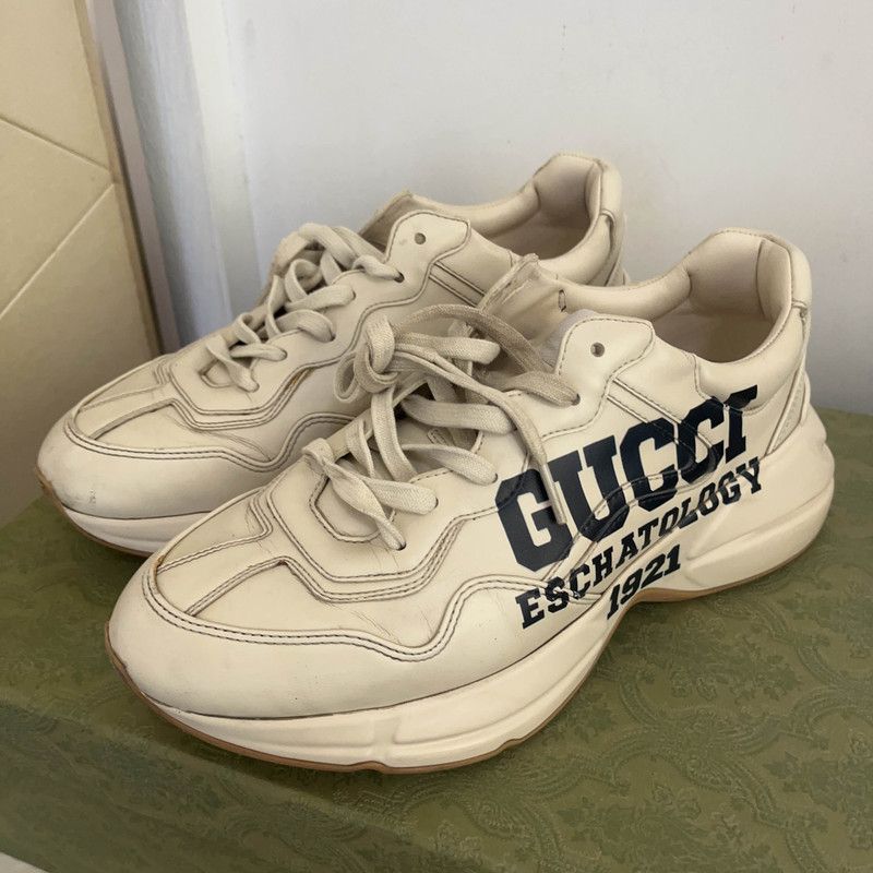 Gucci Gucci Rhyton Casual Sneakers for Men 0079 Size US 8 / EU 41 - 1 Thumbnail