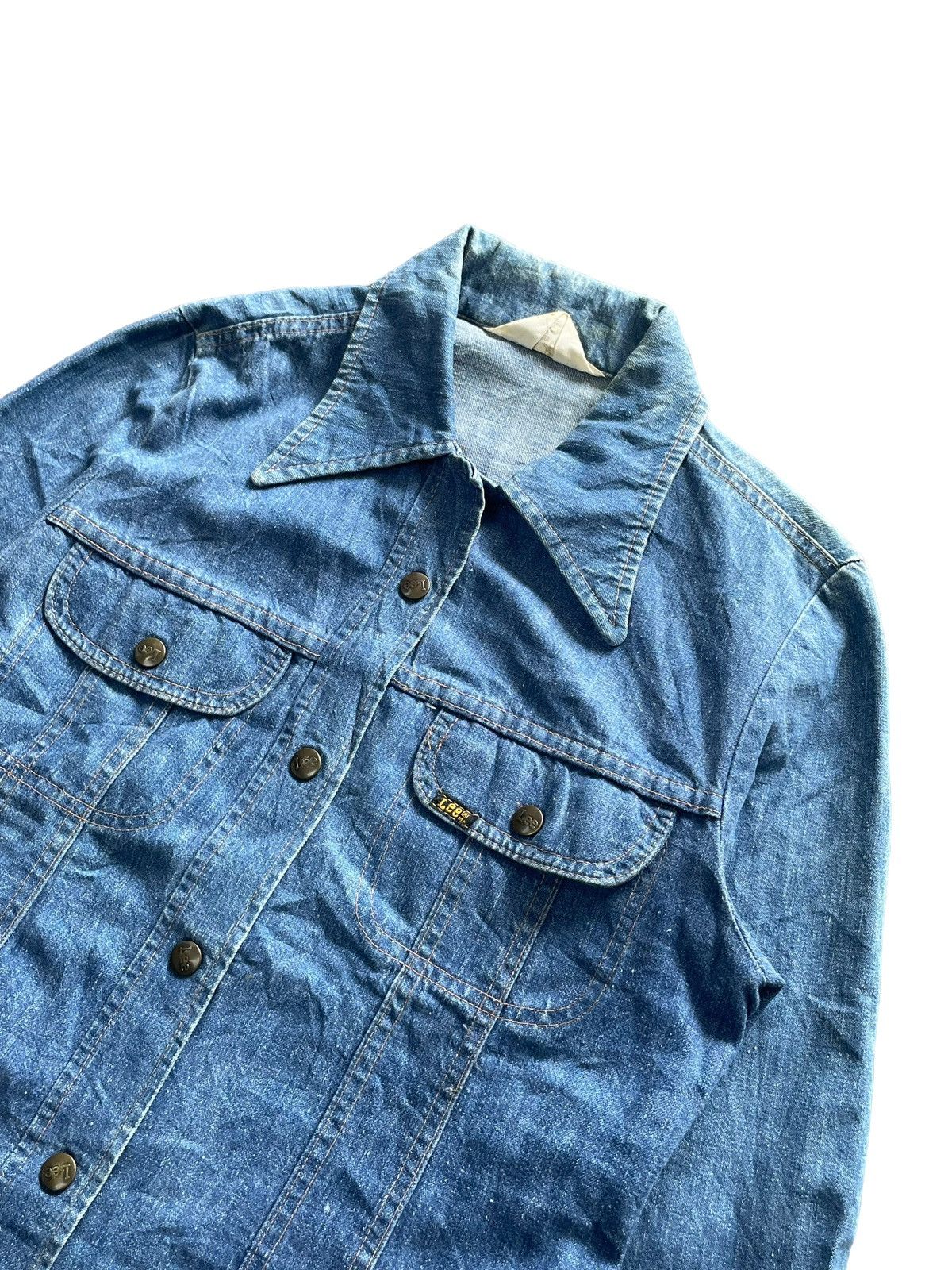 Lee Vintage 70’s Lee Ladies Denim Jacket Size S / US 4 / IT 40 - 2 Thumbnail