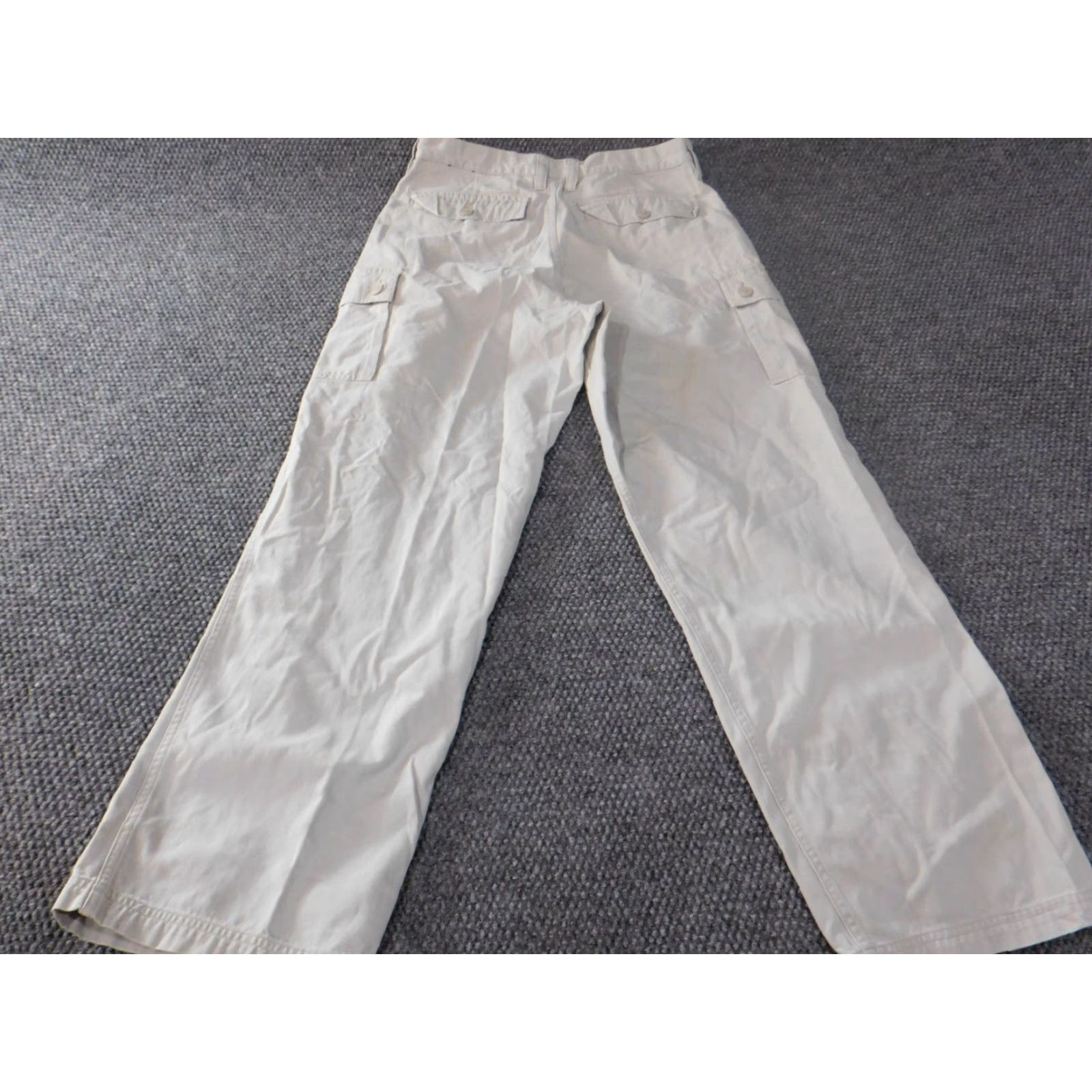 Izod IZOD Pants 32x29 Beige Straight Chino Casual Men's Regular 32in Inseam American Pattern Solid Front Flat Front Button Pockets Vintage No Size US 32 / EU 48 - 6 Thumbnail