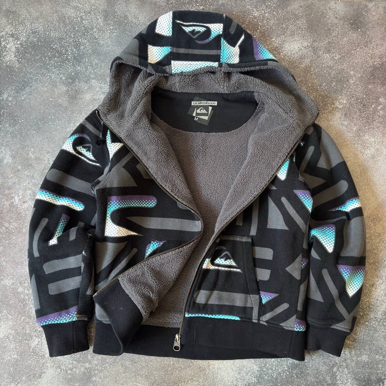 Quicksilver Quiksilver Vintage Faux Fur Sherpa Jacket Size US M / EU 48-50 / 2 - 1 Thumbnail