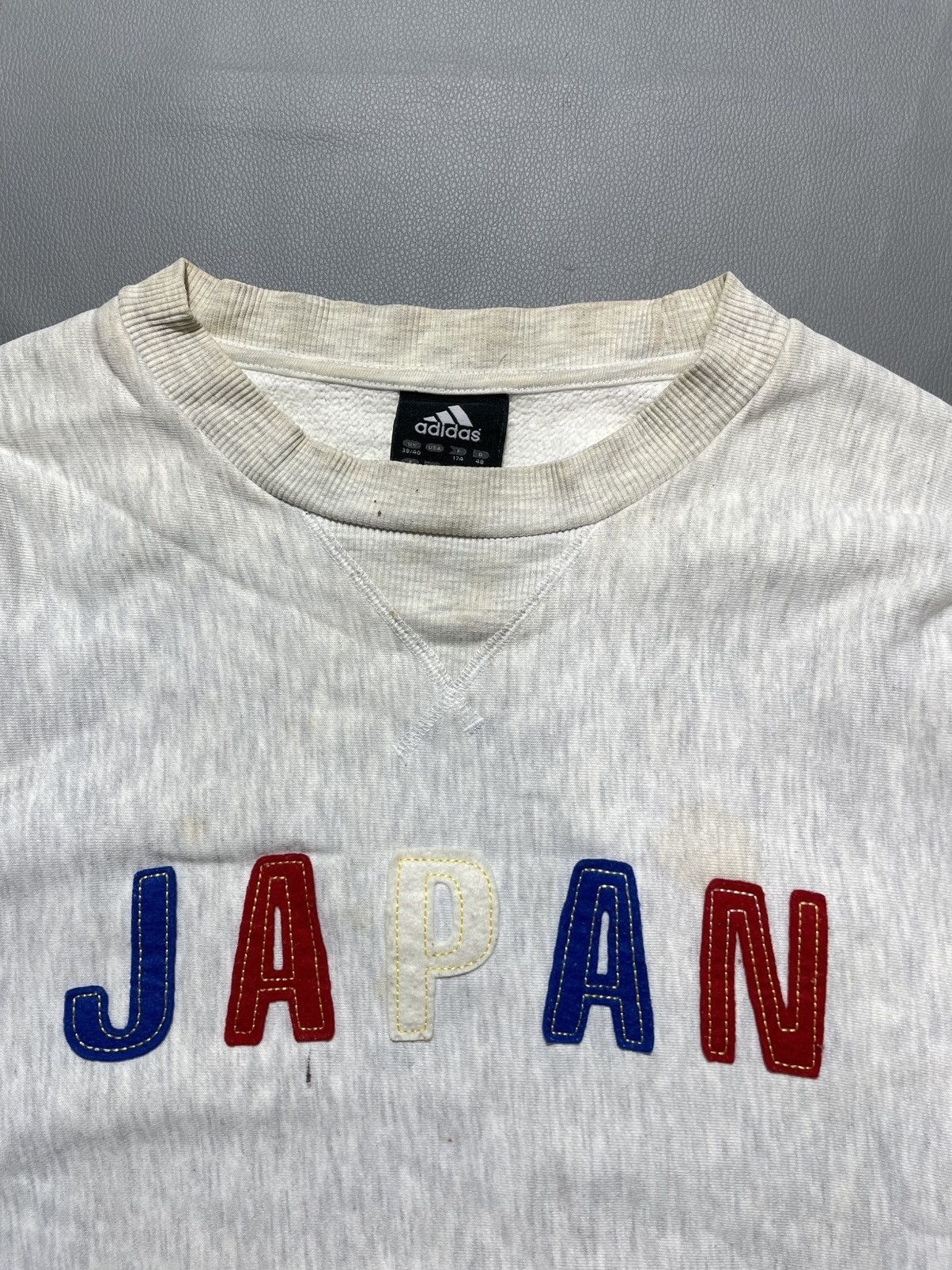 Adidas × Vintage Vintage 1996 Adidas JFA Japan Football Sweatshirt Size US L / EU 52-54 / 3 - 3 Thumbnail