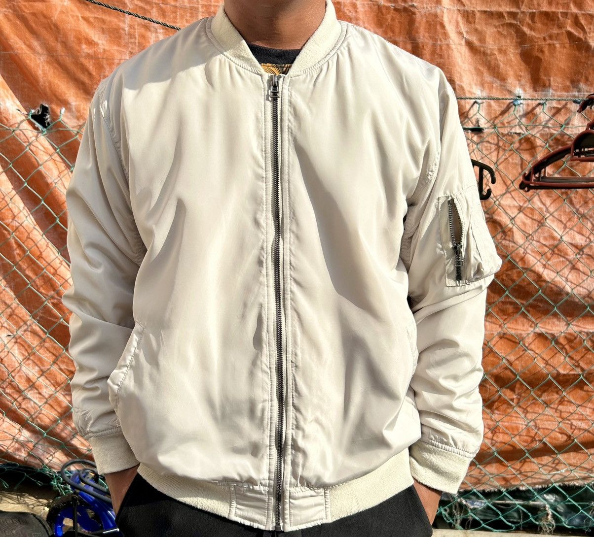 Old Navy Japanese Brand NAVY Bomber Jacket Size US M / EU 48-50 / 2 - 16 Thumbnail