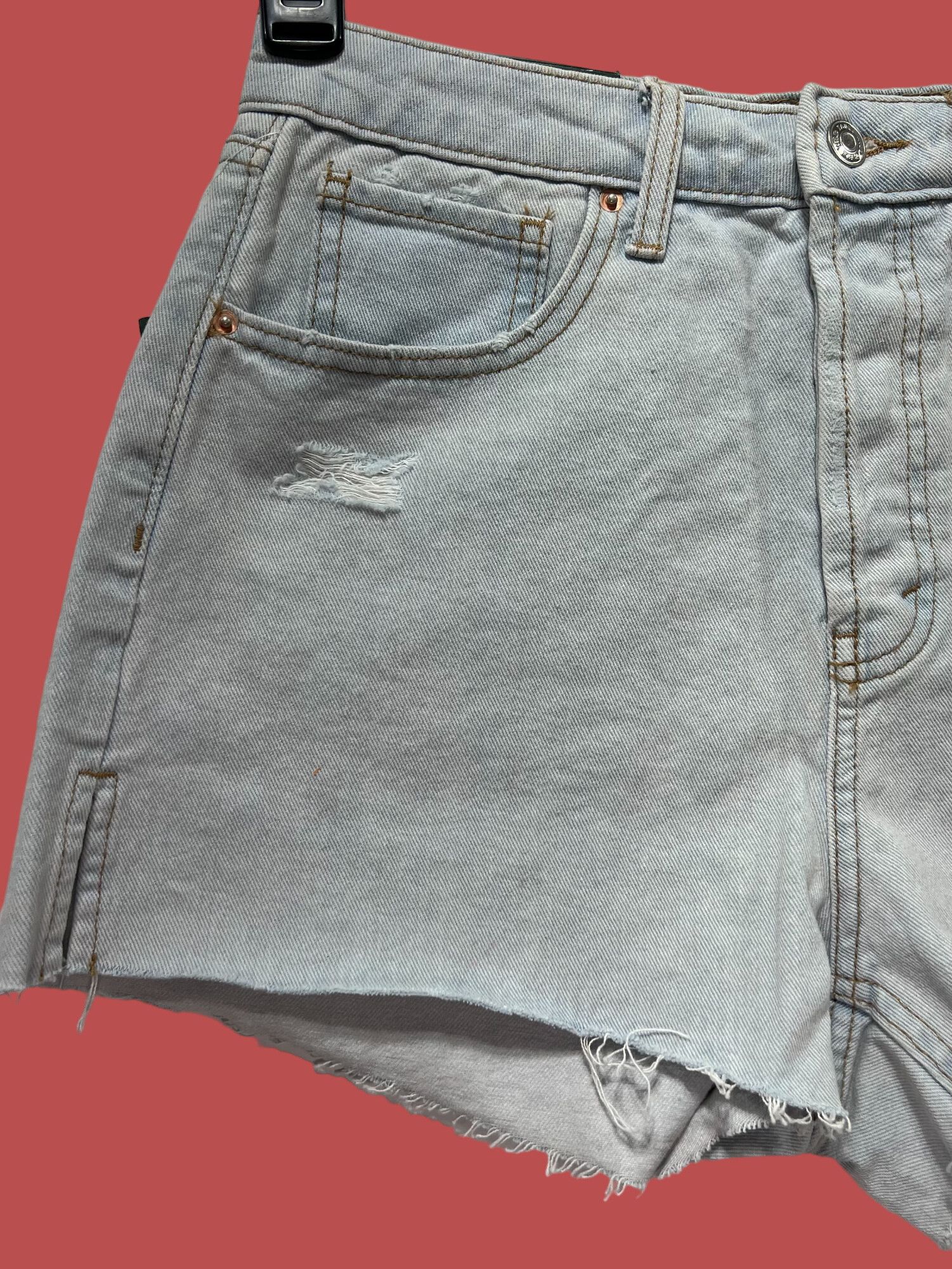 Other Wild Fable - Women's High-Rise Cut Off Jean Shorts - Light B Size 28" / US 6 / IT 42 - 13 Thumbnail