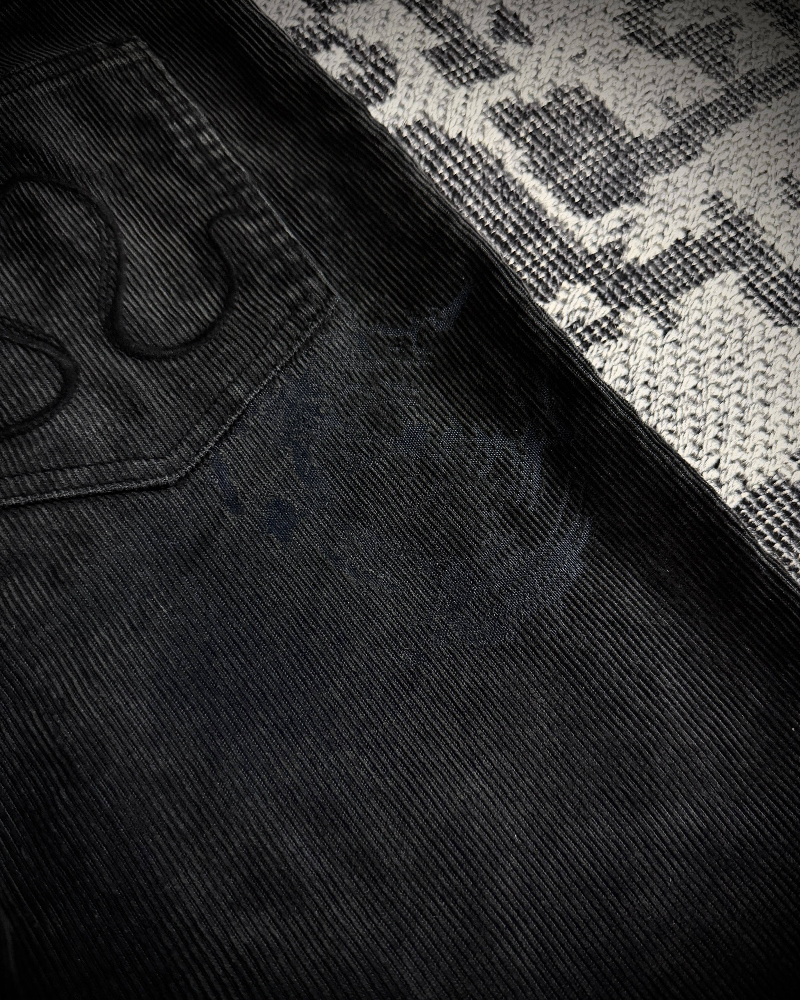 CIVARIZE CIVARIZE Skull Cross Corduroy Distressed Bootcut Pants Size US 30 / EU 46 - 8 Thumbnail