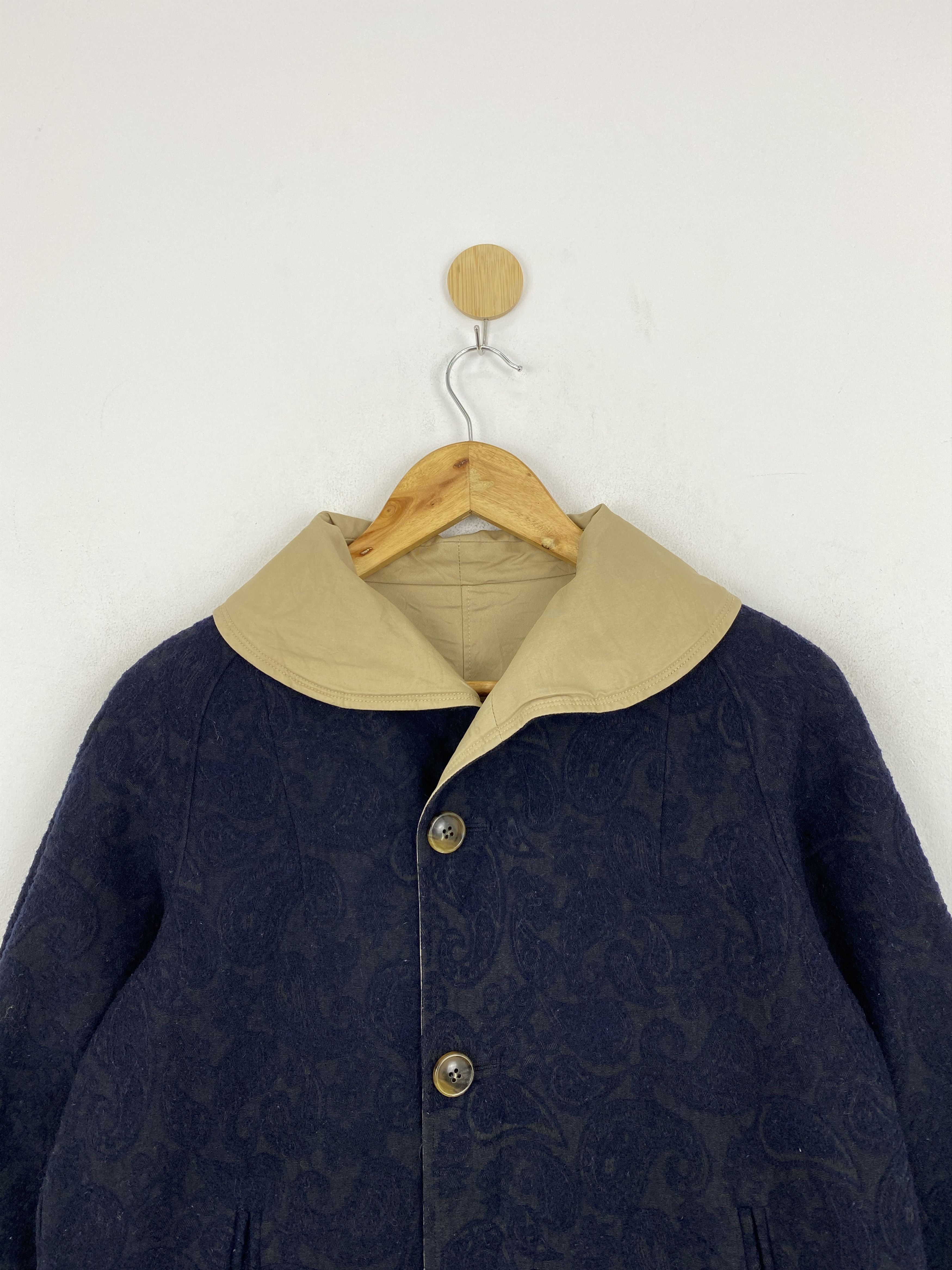 Beams Plus Vintage BEAMS Boy Reversible Paisley Long Coat JA0063 Size US S / EU 44-46 / 1 - 7 Thumbnail