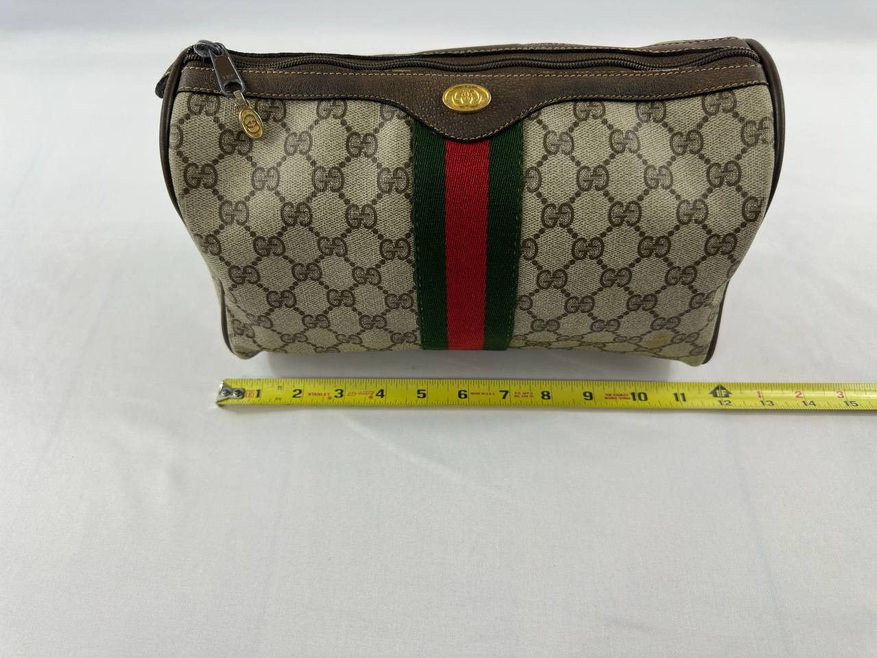 Gucci Vintage Gucci GG Supreme Web Cosmetic Bag Size ONE SIZE - 13 Thumbnail