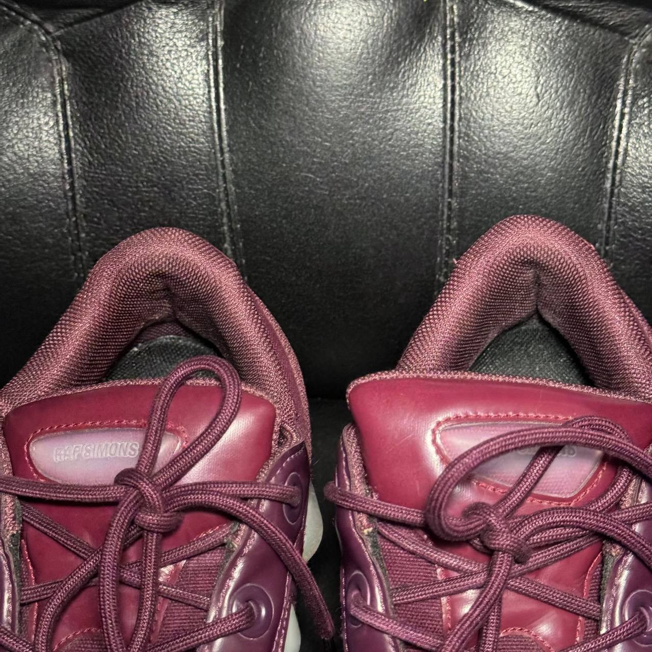 Adidas × Raf Simons 12,5us Adidas Raf Simons Ozweego Burgundy Size US 12.5 / EU 45-46 - 8 Thumbnail