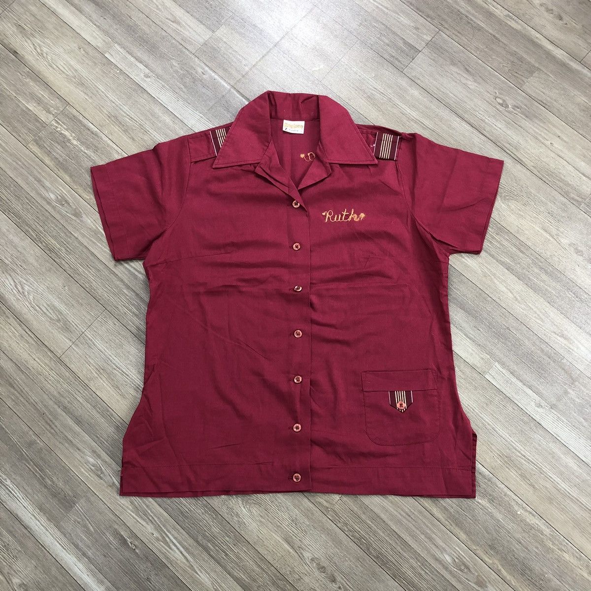 Vintage Vintage 70s King Louie Rutch Wilson Abstract Bowling Shirt Size US M / EU 48-50 / 2 - 1 Thumbnail