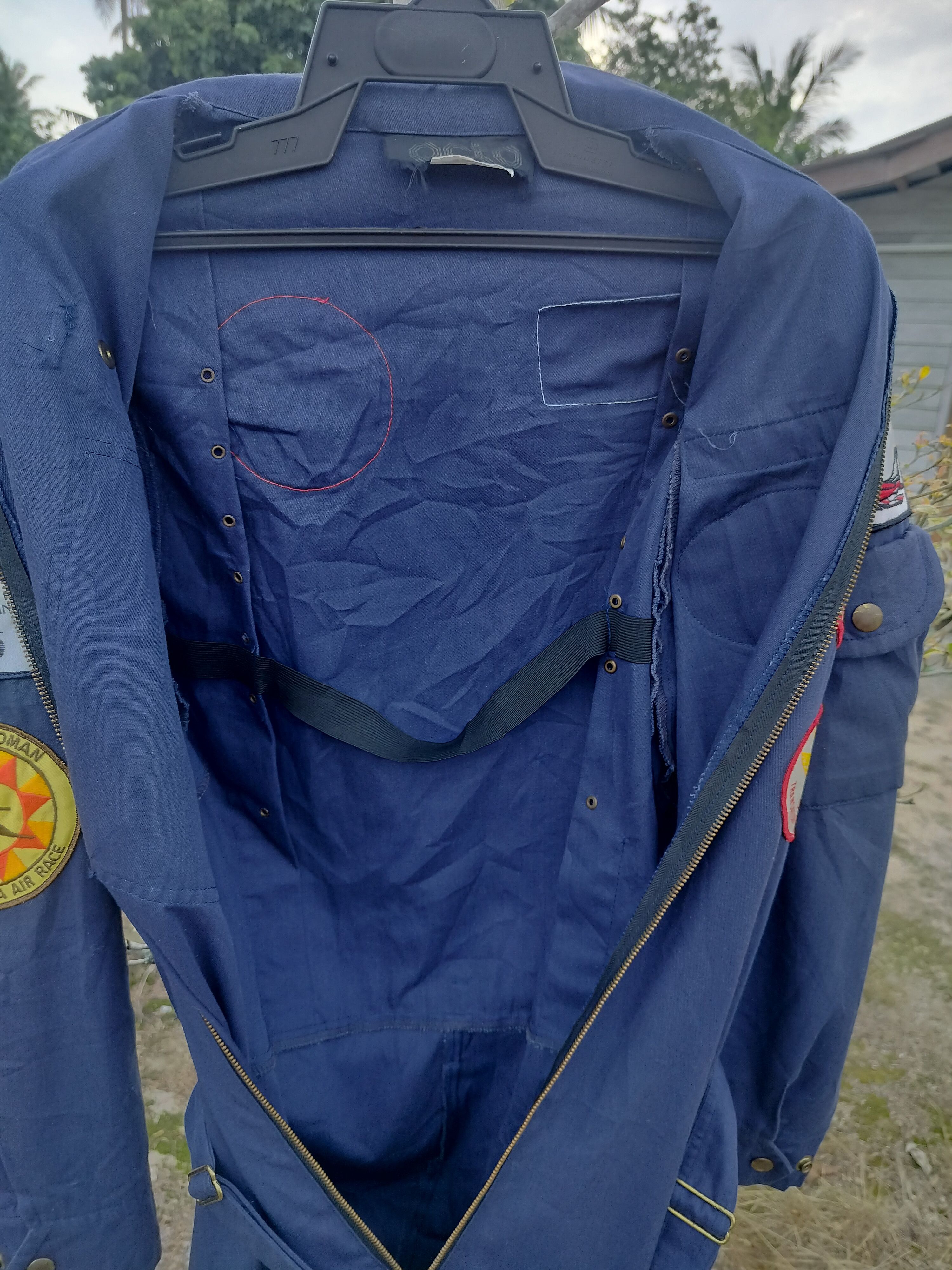 Vintage Vintage 1985 Breitling Transatlantic Air Rally Coverall Size M / US 6-8 / IT 42-44 - 15 Thumbnail