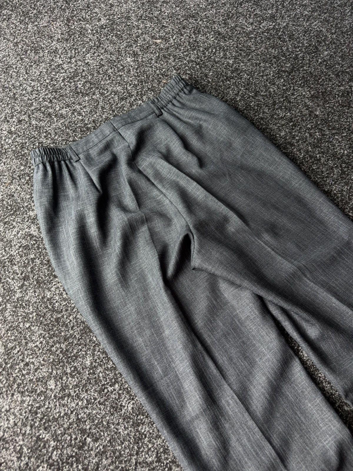 Designer Japanese Minimalist Wool Trousers Issey Miyake Style Size 28" / US 6 / IT 42 - 11 Thumbnail