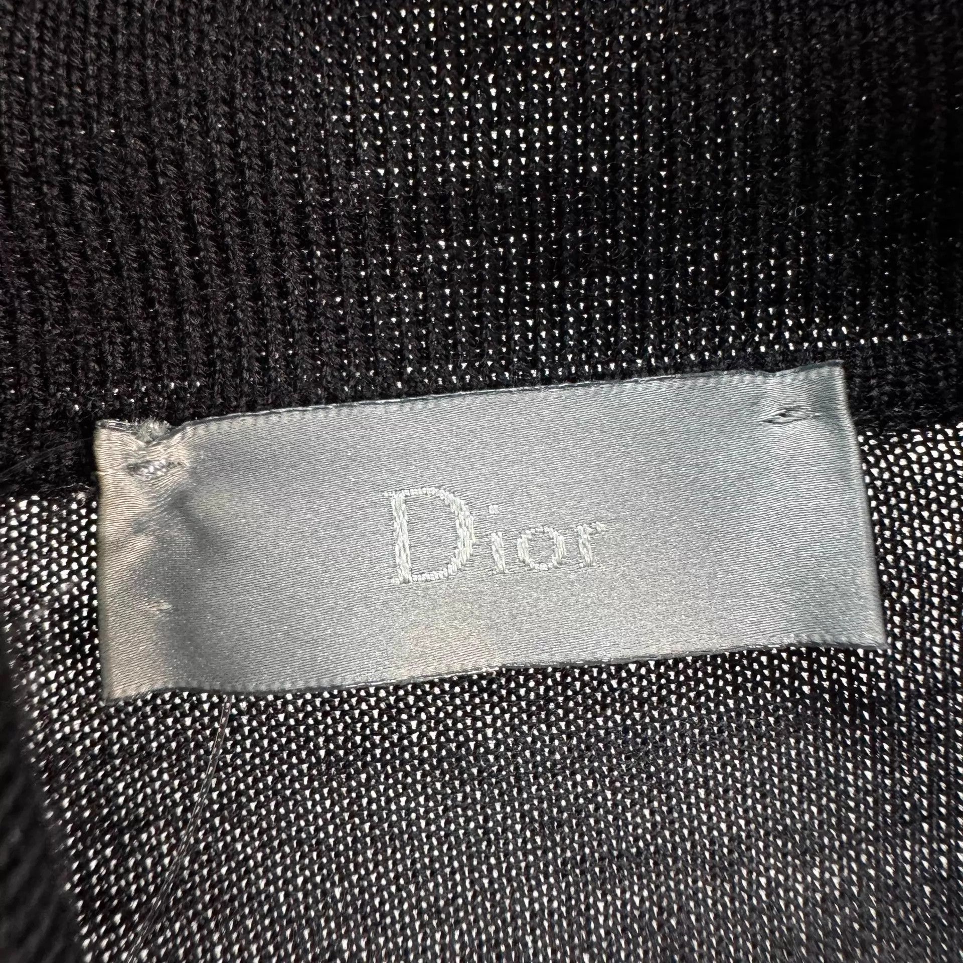 Dior Dior Embroidered Bee Logo Wool Knit Sweater L Size L / US 10 / IT 46 - 5 Thumbnail