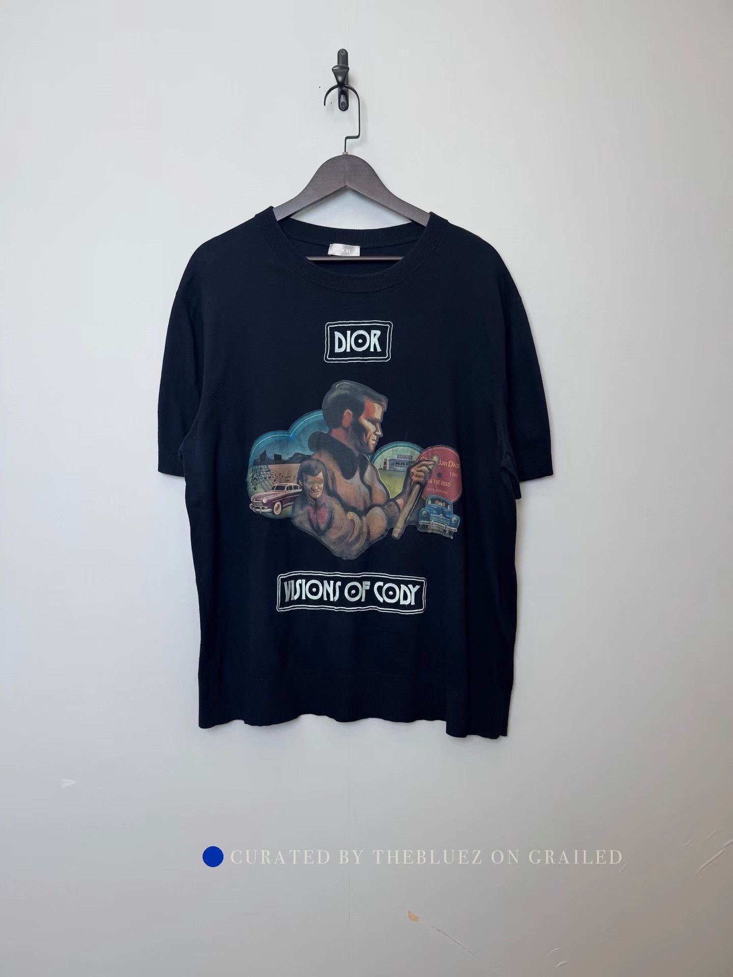 Dior Vintage Portrait Short Sleeve Tee Size US XL / EU 56 / 4 - 1 Thumbnail