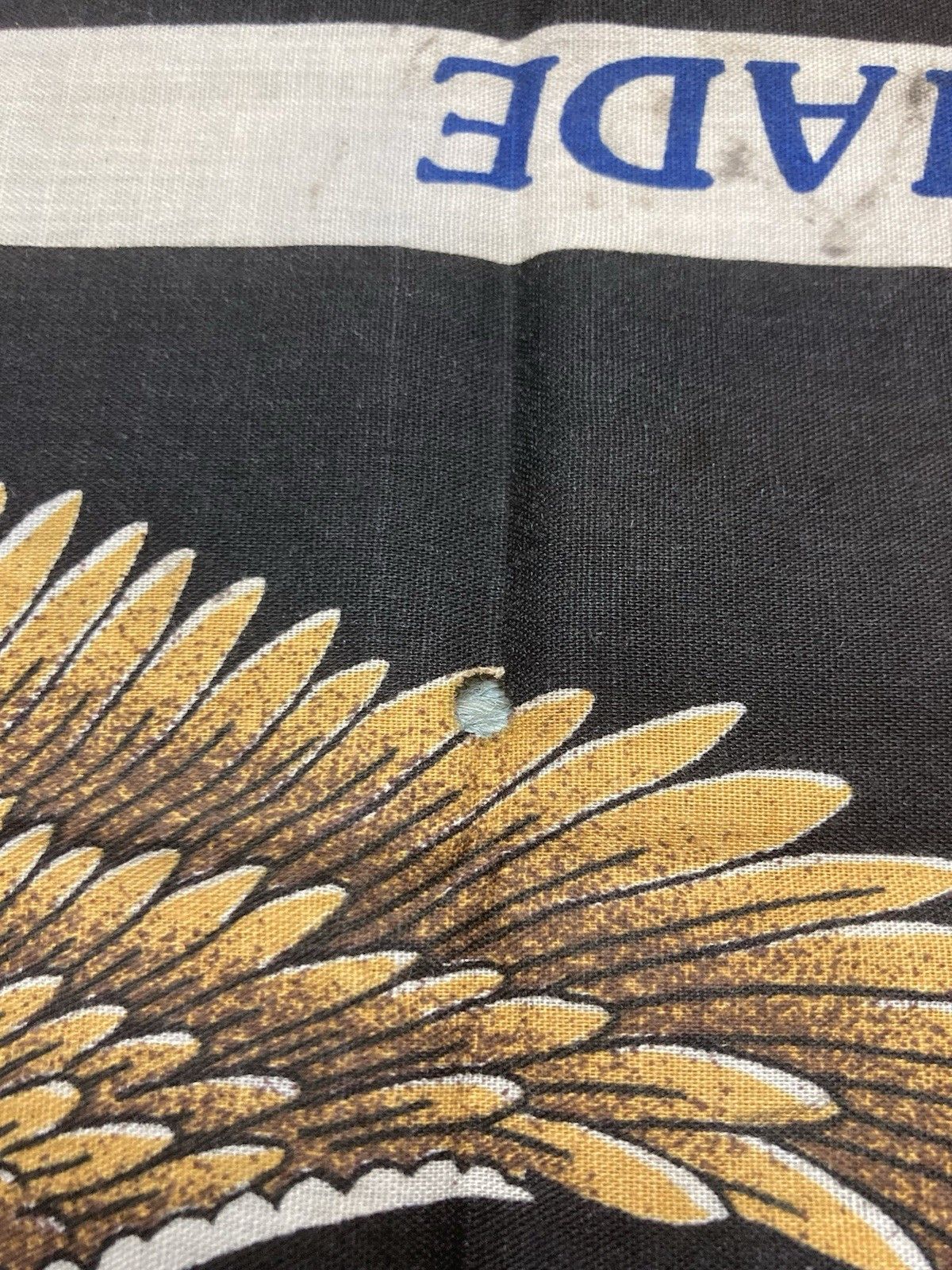 Vintage 80s Harley Davidson bandana licensed to ride eagle USA biker Size ONE SIZE - 6 Thumbnail